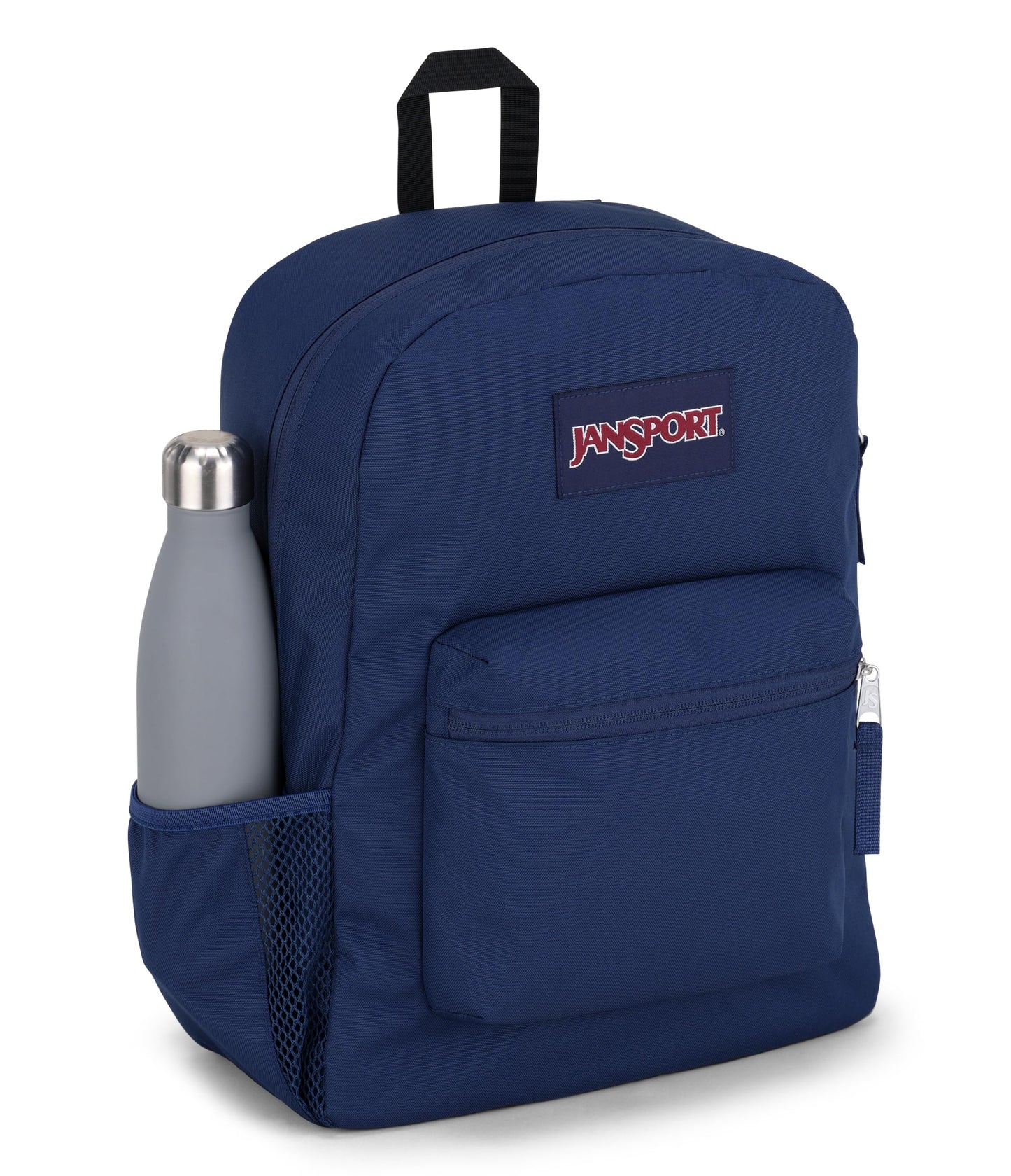 JanSport Cross Town Backpack 17" x 12.5" x 6" - Simple Bag for Everyone with 1 Main Compartment, Front Utility Pocket - Premium Class Accessories - Navy