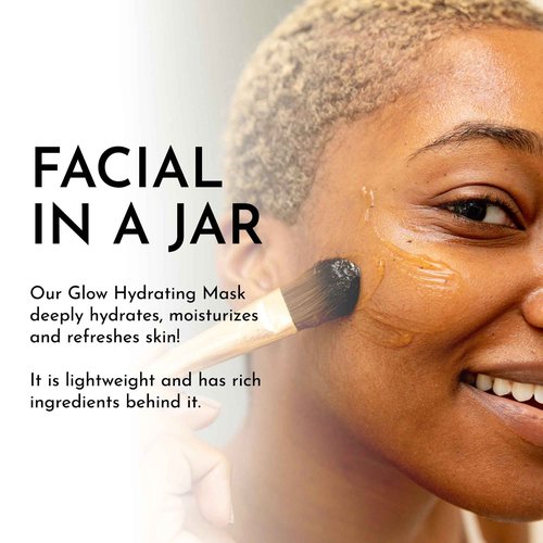 BOLDEN GLOW Hydrating Mask | Deep Moisturizing Facial Mask for Dry Skin | Gently Hydrating Hyaluronic Acid Moisturizer | Non-Comedogenic | 3.4 Fl Oz