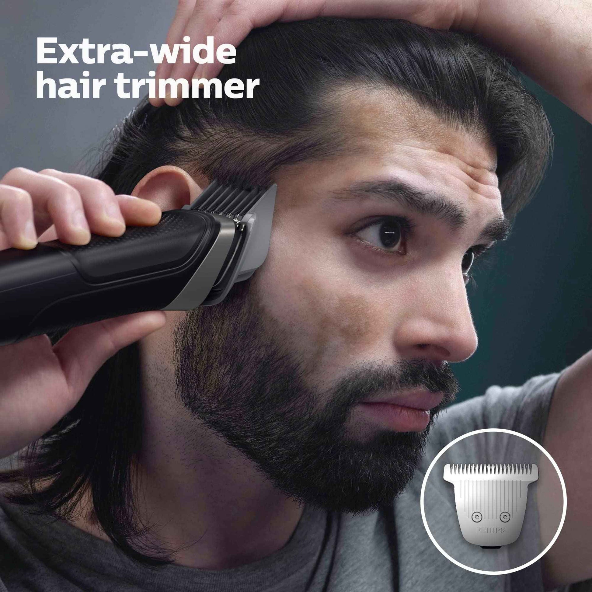 Philips Norelco Multigroom 5000 Series, All-in-One Trimmer and Hair Clipper, 18-Piece Men's Grooming Kit for Beard, Face, Hair, Body and Intimate Areas, No Blade Oil Needed, Model MG5910/49