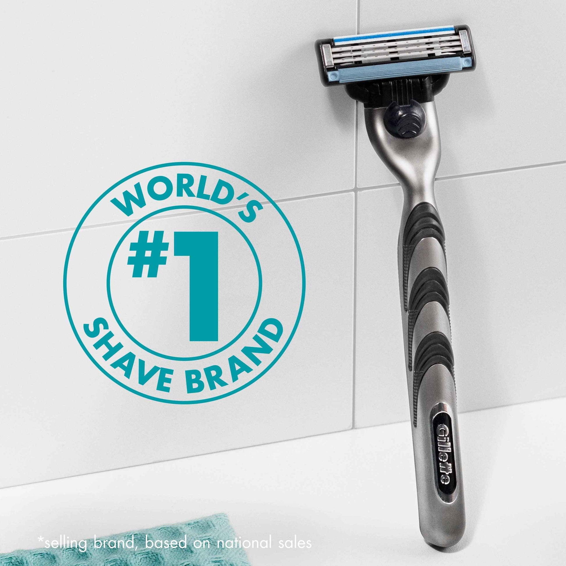 Mach3 Razor for Men, 1 Razor Handle + 6 Blade Refills