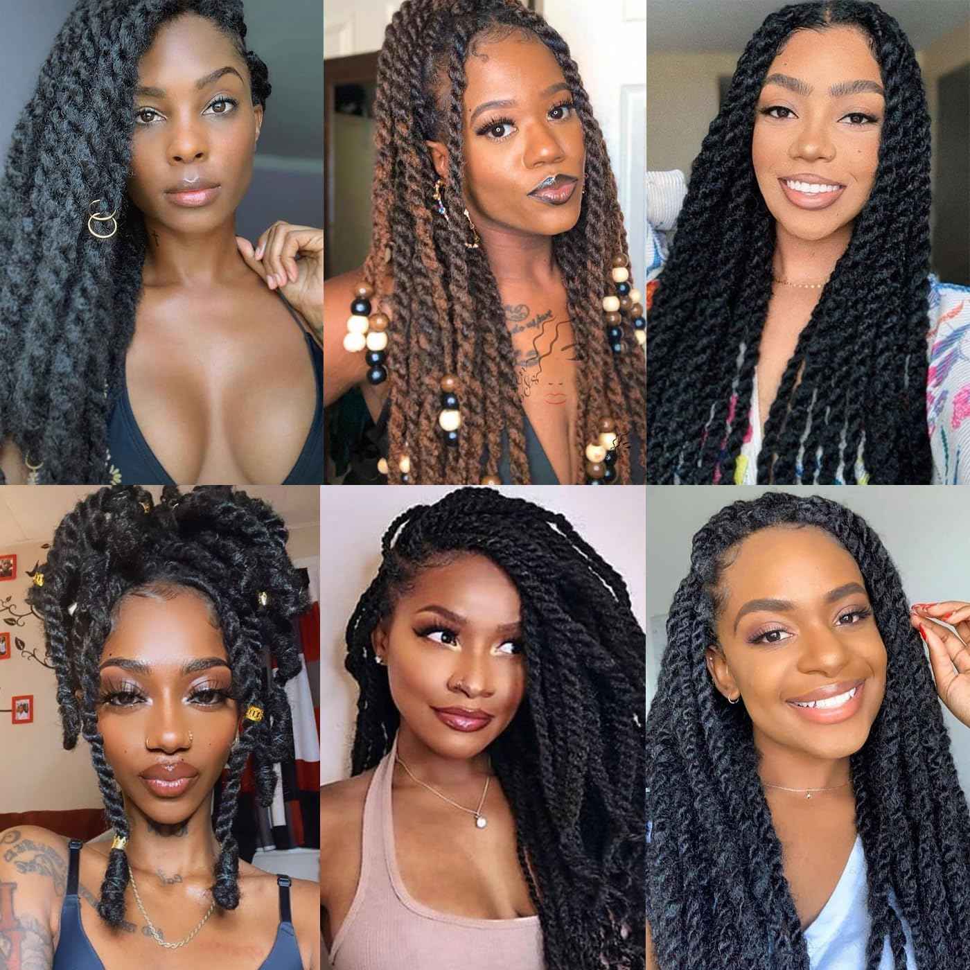 Afro Kinky Curly Human Hair Bulk for Permanent Micro Locs/Twists/Braids/Repair Locs Afro Kinky Curly Bulk Human Hair 12-Inch 50g/bundle Nature Black Color (1B, 12inch)