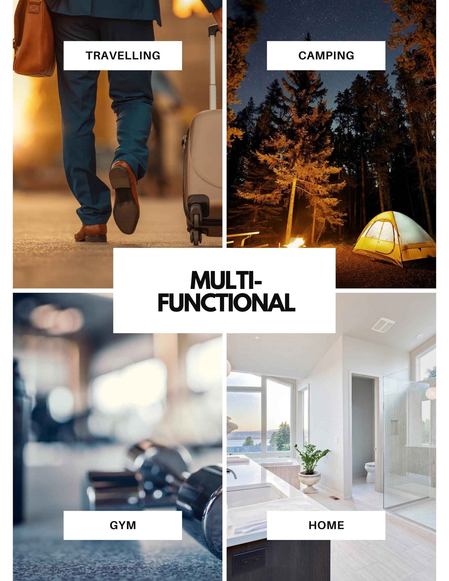 Boltten TSA Approved Clear Toiletry Bag 2-Pack, Quart Size Travel Cosmetic & Makeup Bags, Carry-On Airport Compliant