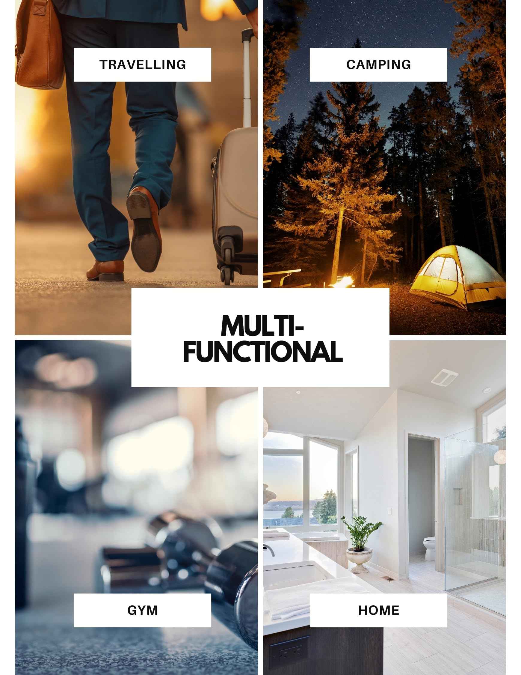 Boltten TSA Approved Clear Toiletry Bag 2-Pack, Quart Size Travel Cosmetic & Makeup Bags, Carry-On Airport Compliant