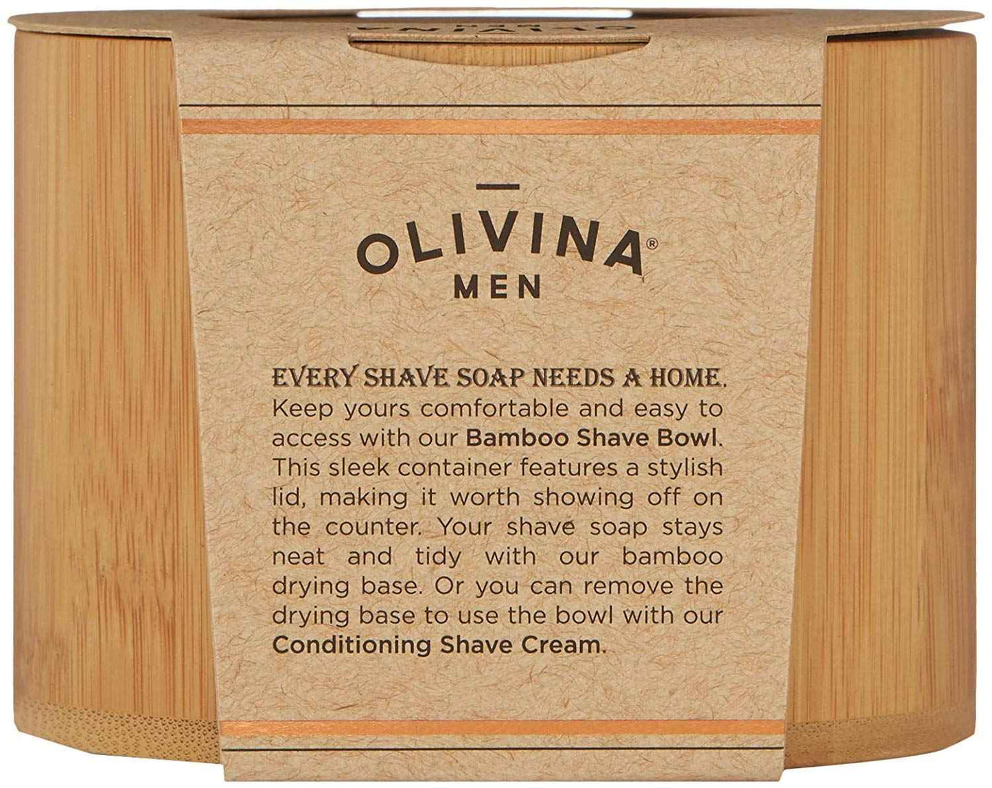 Olivina Men Bamboo Shave Bowl