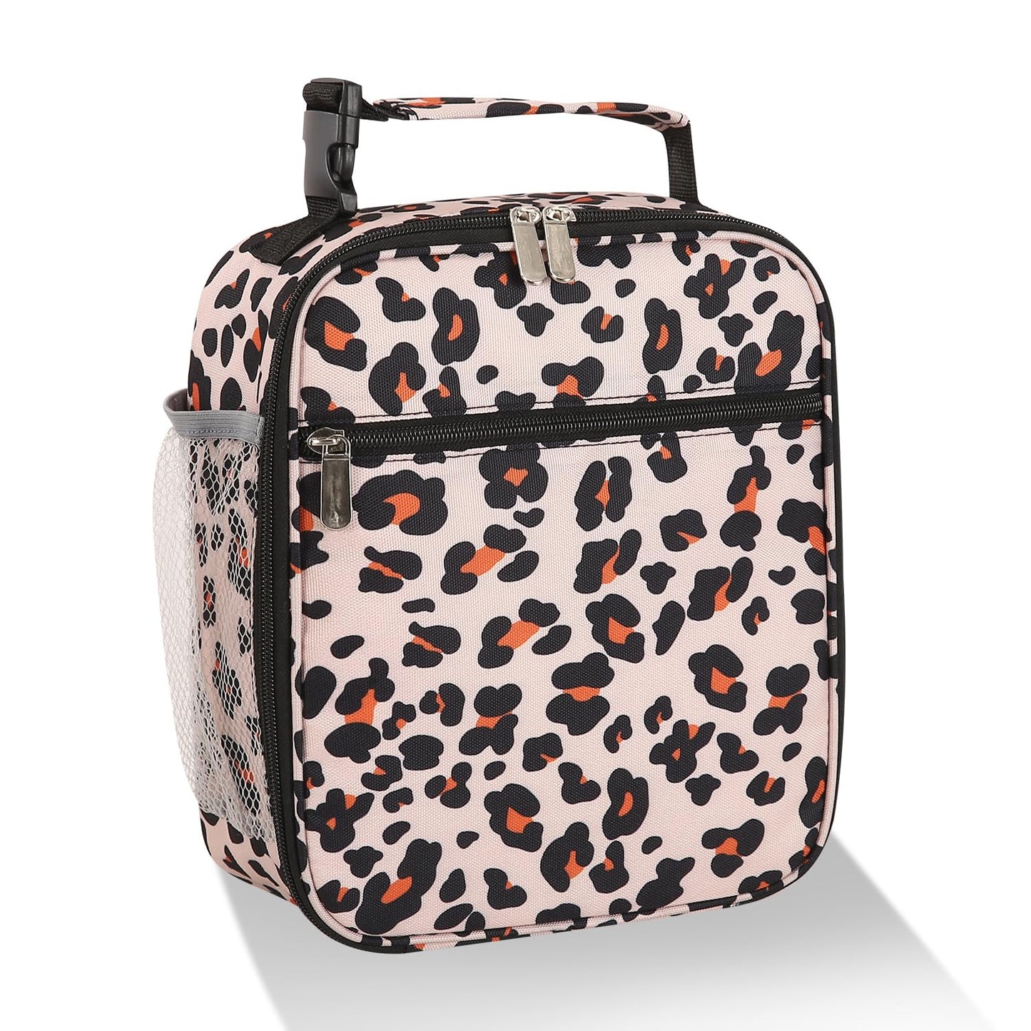 AYEANY Lunch box Lunch bag for men women Lunchbox Lunch bags Insulated Lunch bag Lunch box cooler (Leopard)