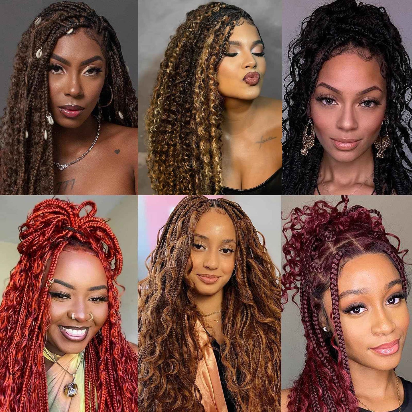 Human Braiding Hair 16 Inch 100g 4/30 Ombre Highlight Deep Wave Bulk No Weft Curly Bundles Human Hair Extensions for Boho Knotless Braids (4/30)