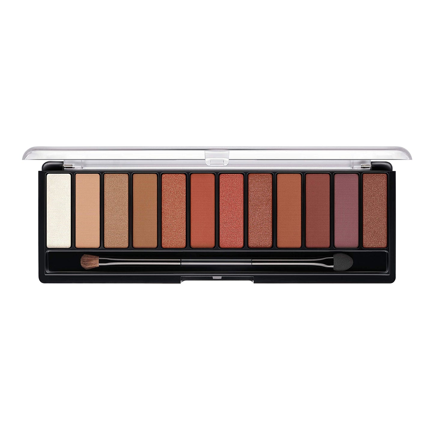 Rimmel London Magnif'Eyes Eyeshadow Palette, 12 Shades, Blendable Formula, Versatile, 005, Spice, 0.5oz