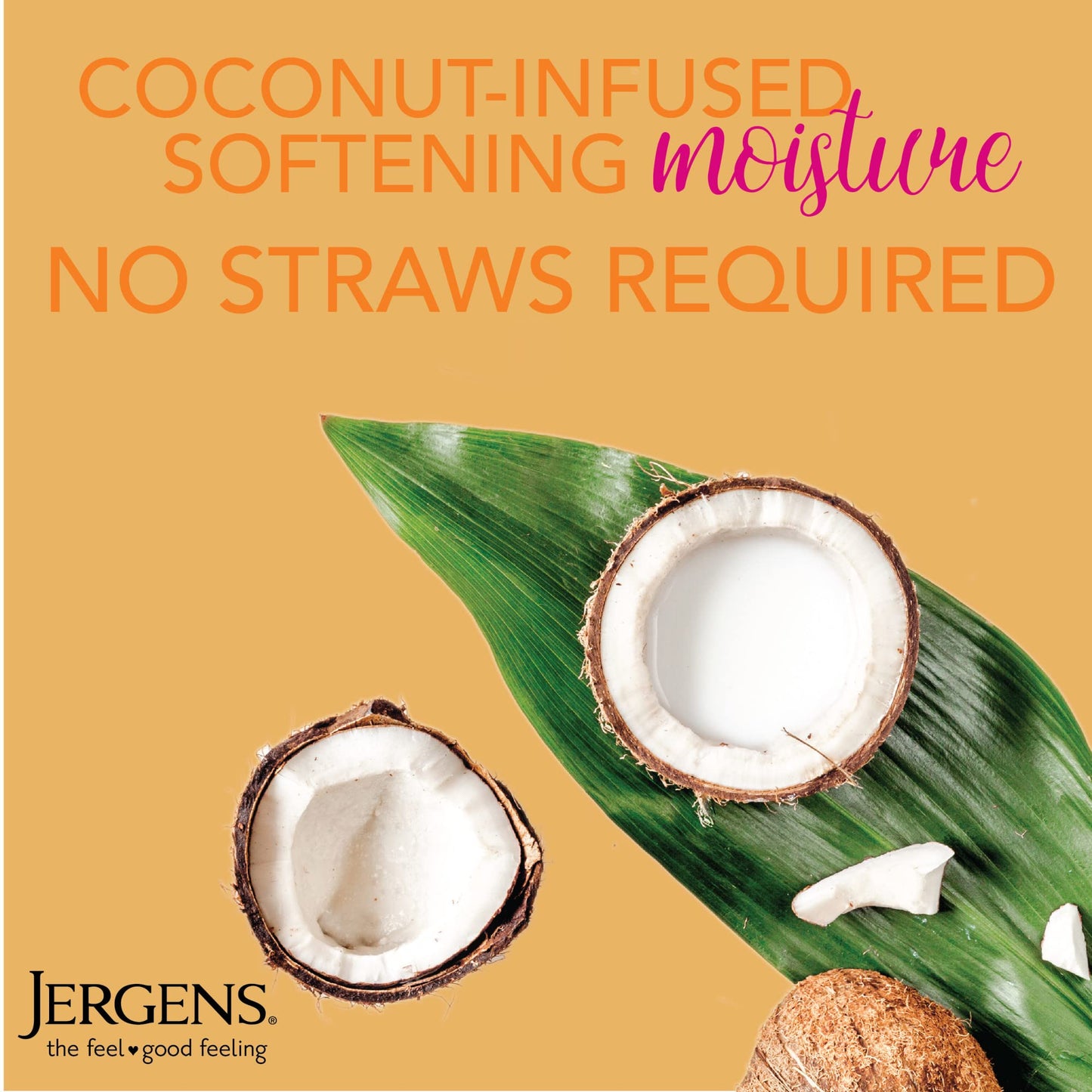 Jergens Hydrating Coconut Body Moisturizer, 16.8 Ounce (Pack of 3)