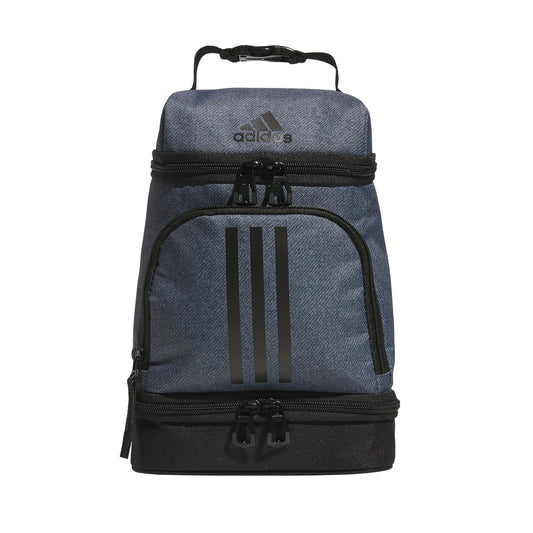 adidas Excel 2 Insulated Lunch Bag, Twill Onix Grey/Black, One Size