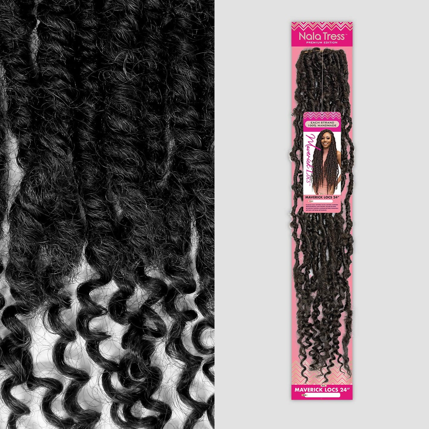 Janet Collection Crochet Braids Nala Tress Maverick Locs 24" (5-pack, 613)