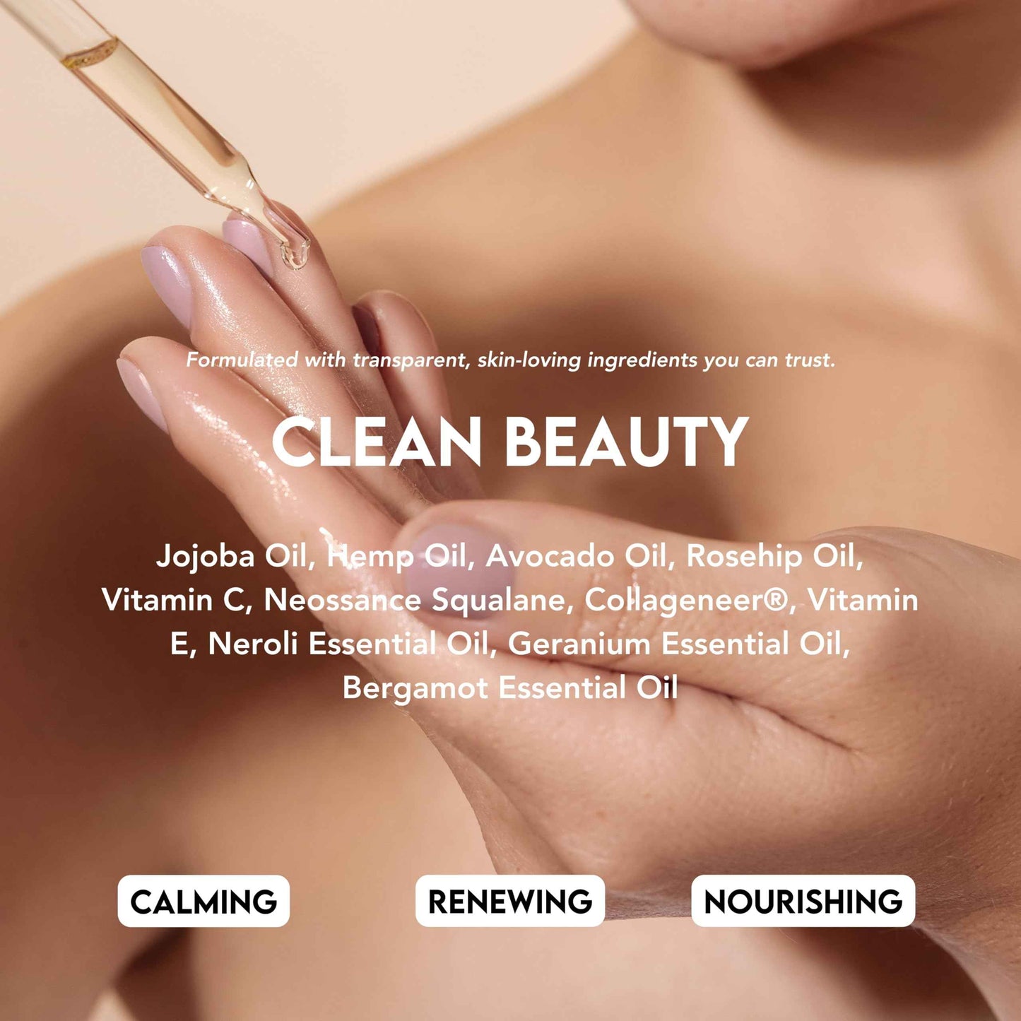 Muse by Elavié - Advanced Night Serum – 1% Squalane for Deep Hydration & Skin Repair, Overnight Recovery for Fine Lines & Dryness, Lightweight, Fast-Absorbing Formula - 1 oz