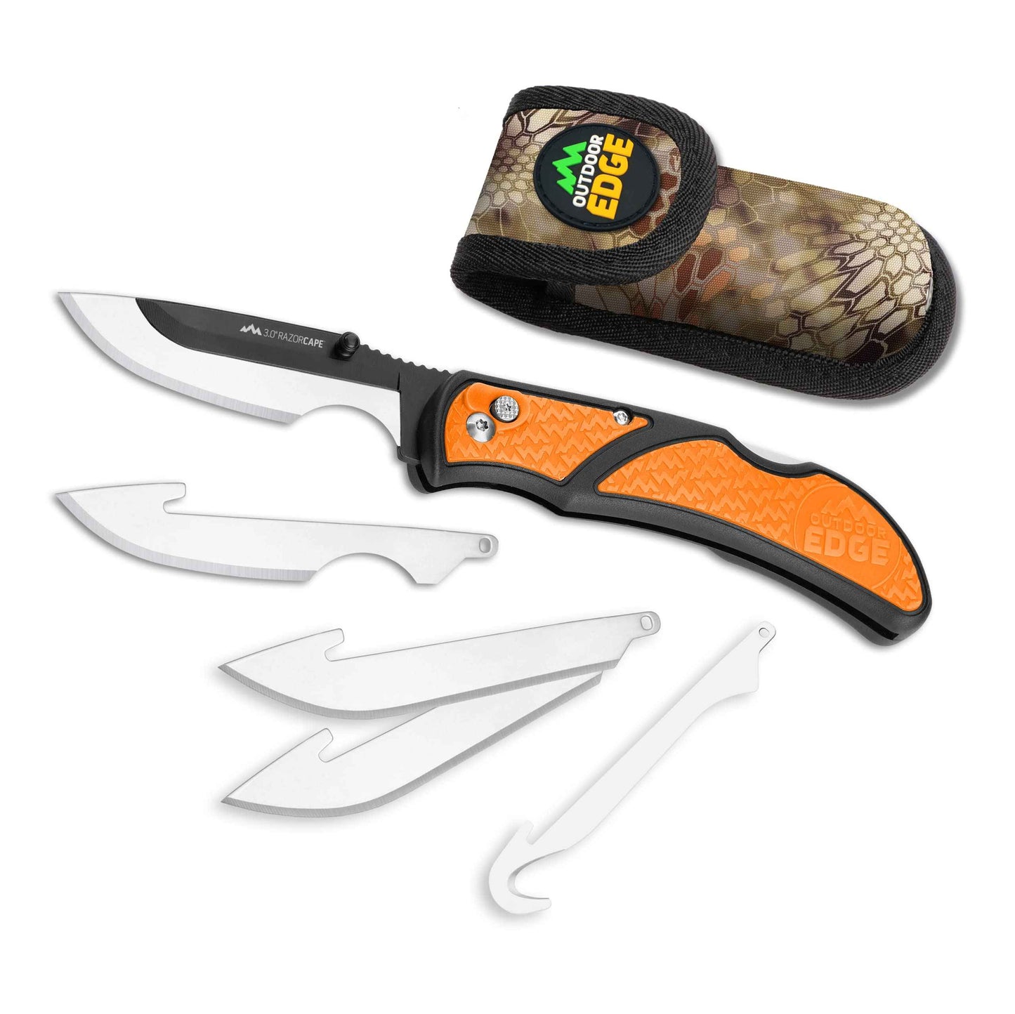 OUTDOOR EDGE 3.0" RazorSafe Replacement Combo Blade Pack, 6-Pieces