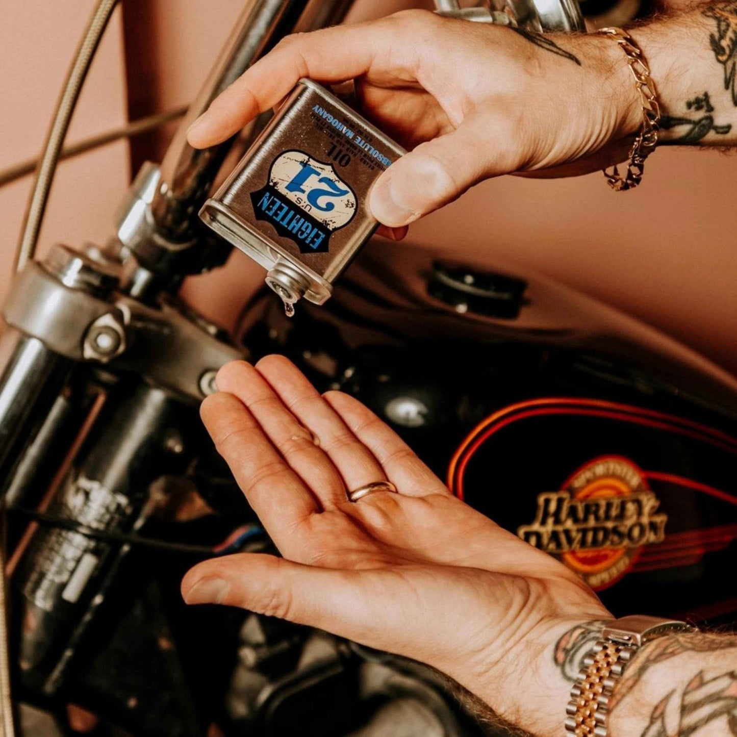 18.21 Man Made OIL - Beard, Hair & Skin - Absolute Mahogany, 2 oz.