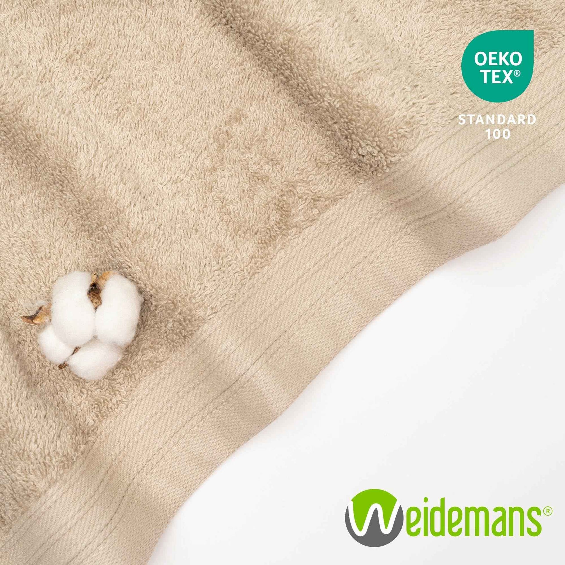 Weidemans 100% Cotton Washcloths Set 13” x 13” | Sand Towels | Set of 6 Ultra Soft and Highly Absorbent Washcloths Sets for Bathroom, Gym, Spa | Machine Washable Face Towel