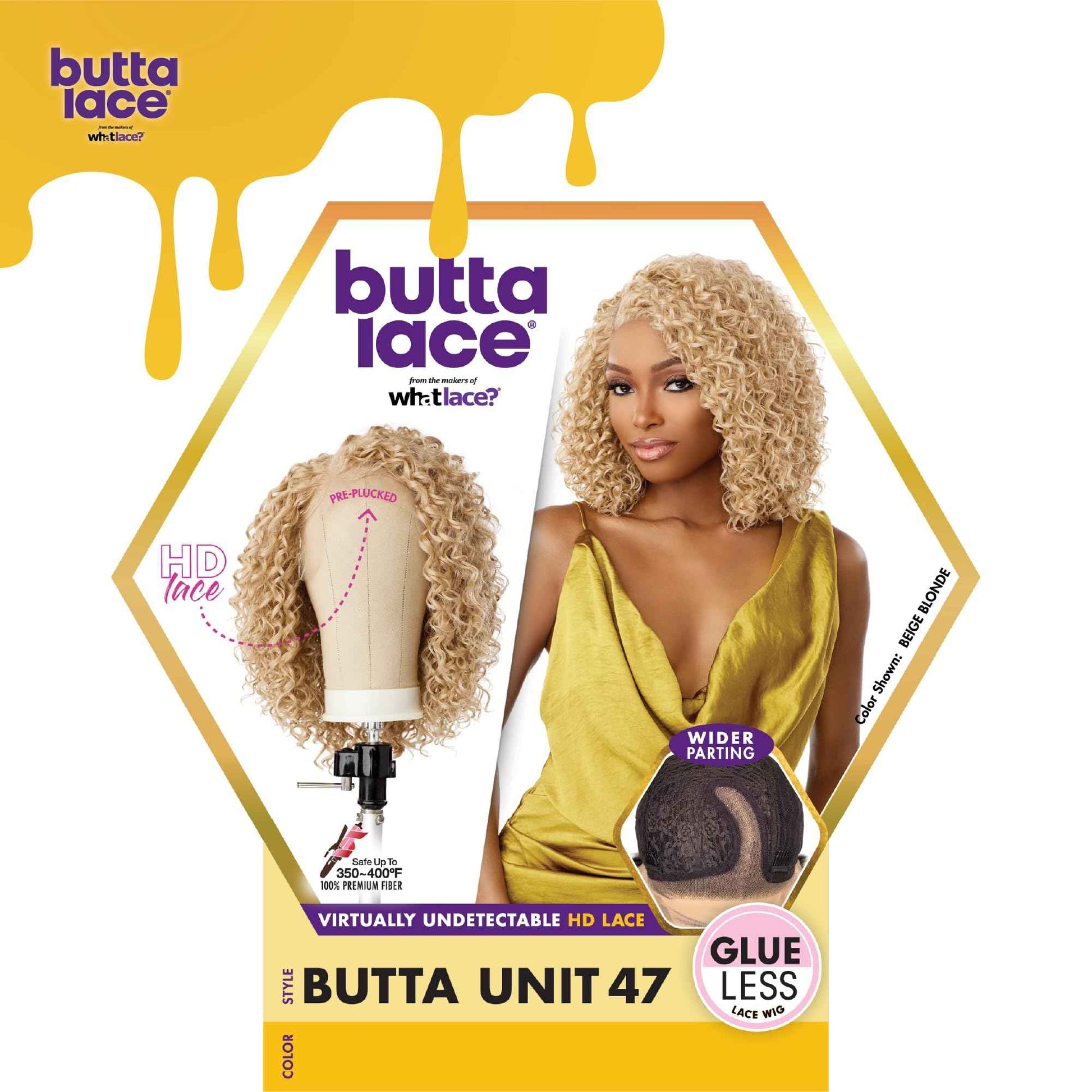 Sensationnel Butta Lace Wigs - Unit 47 Extra Wide 5 Inch Deep Parting Synthetic Preplucked Hairline Glueless Lacefront (BALAYAGEMOCHA)