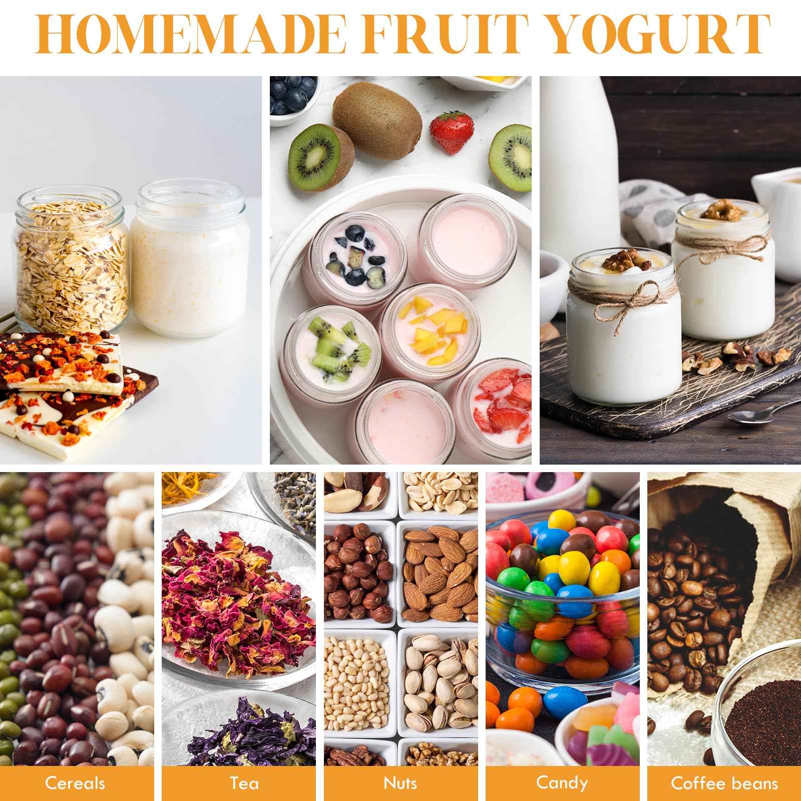 Domensi 24 Pcs 6oz Glass Jars with Lids Leakproof Round Airtight Empty Cosmetic Jars with Inner Liners Lid for Storing Lotions Spices Ointments Candle Making Food Storage (White Black)