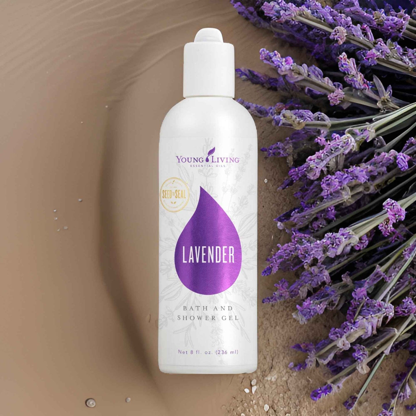 Lavender Bath & Shower Gel - 8 oz by Young Living Essential Oils