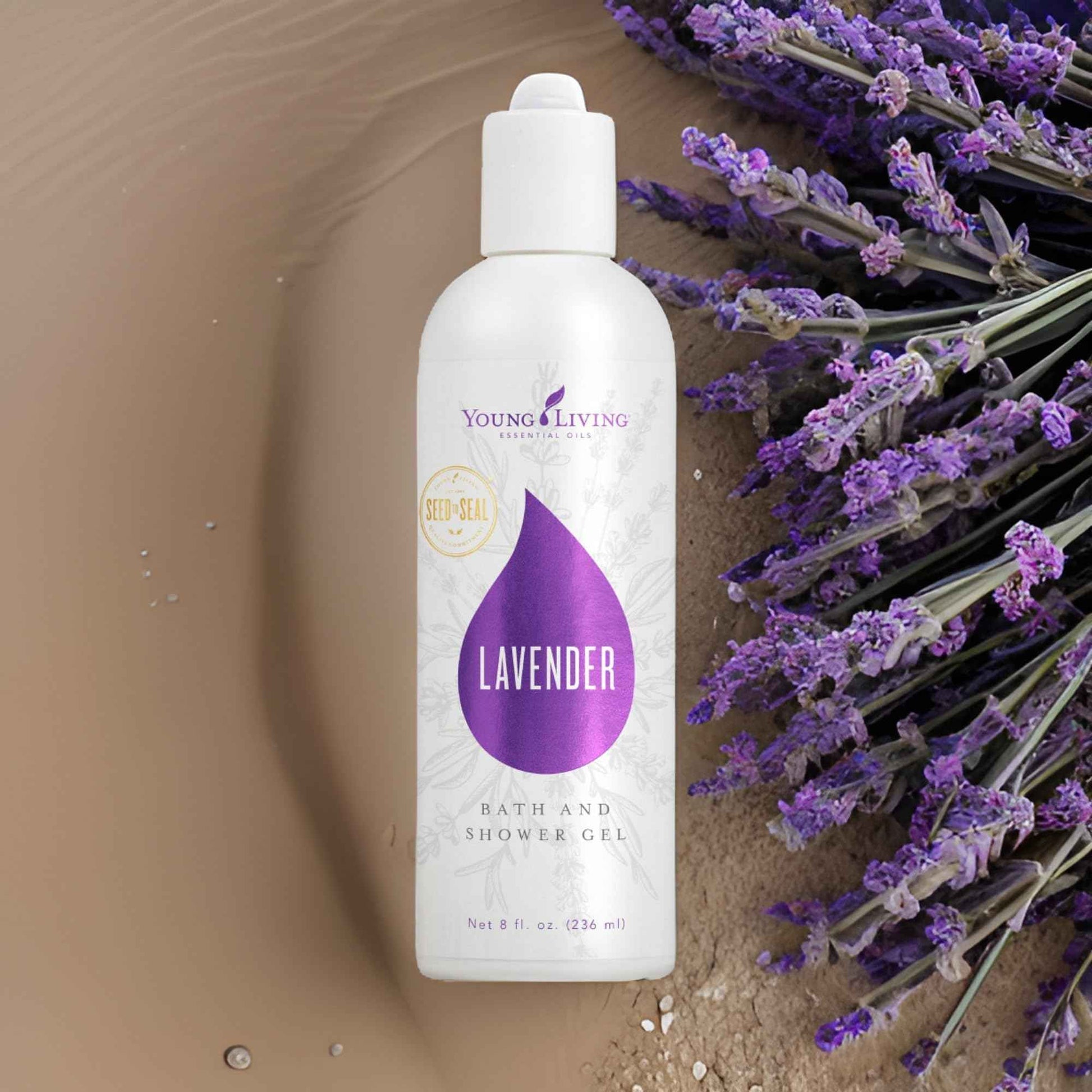 Lavender Bath & Shower Gel - 8 oz by Young Living Essential Oils