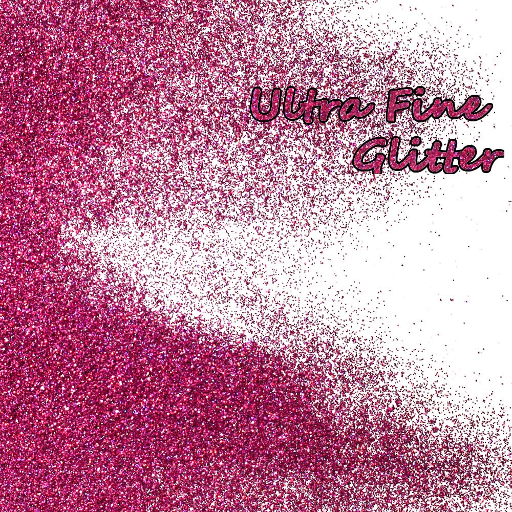 Holographic Fine Glitter, Craft Glitter 150g for Epoxy, Slime Tumblers, Cosmetic Glitter for Body Nail Face Eye, Resin Glitter for DIY Art Craft, Festival Decoration (Fuscia)