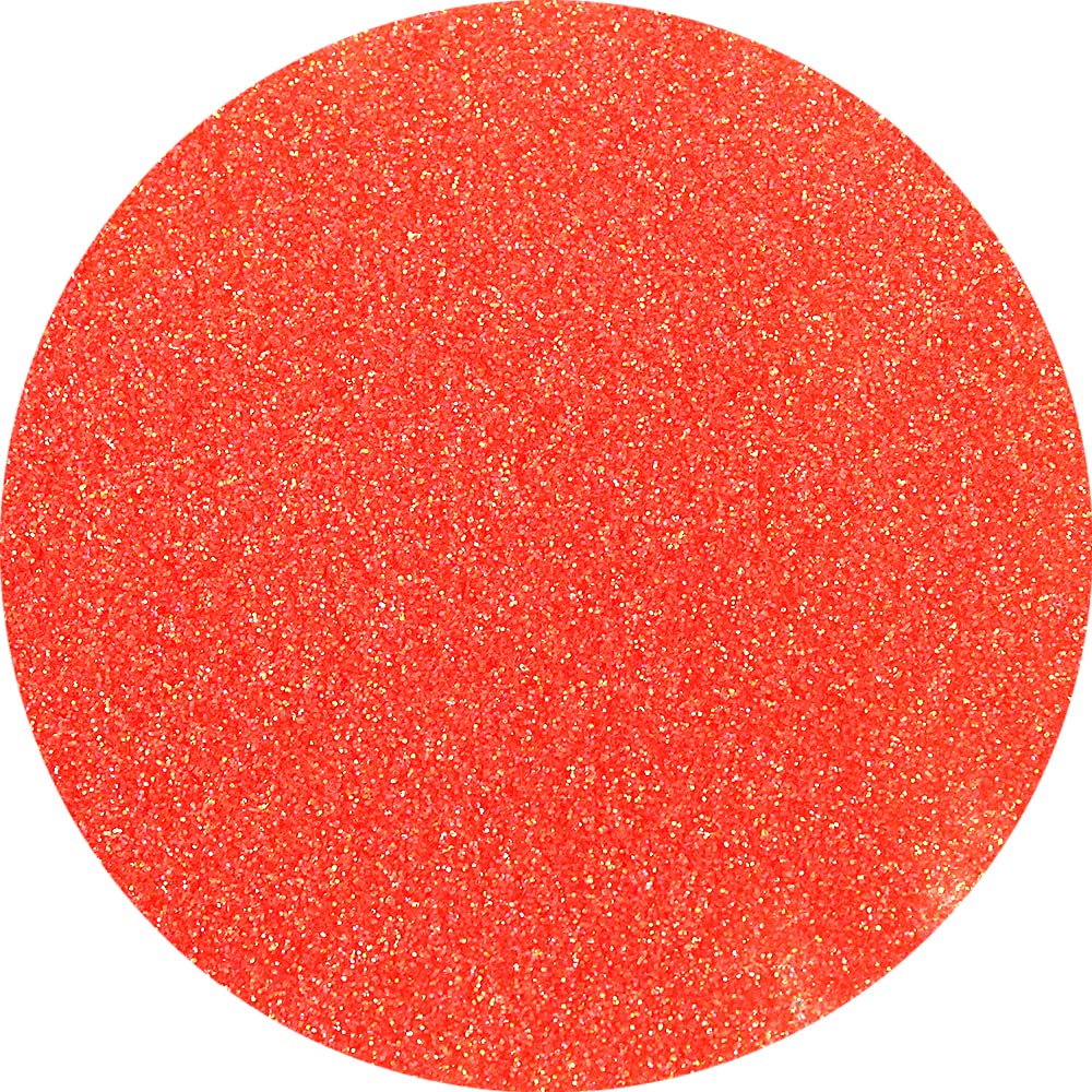 Iridescent Premium Glitter Multi Purpose Dust Powder 150g / 5.3oz for use with Arts & Crafts Wine Glass Decoration Weddings Cards Flowers Cosmetic Face Eye Body Nails Skin Hair (Vivid Orange)