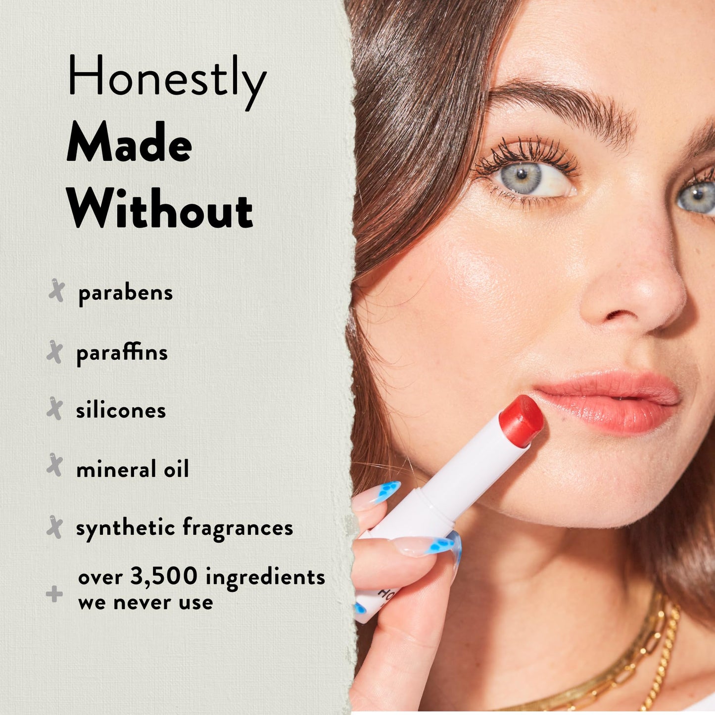 Honest Beauty Tinted Lip Balm 3-Pack | Antioxidant-rich Acai Extracts + Avocado Oil | EWG Certified, Vegan, Cruelty Free