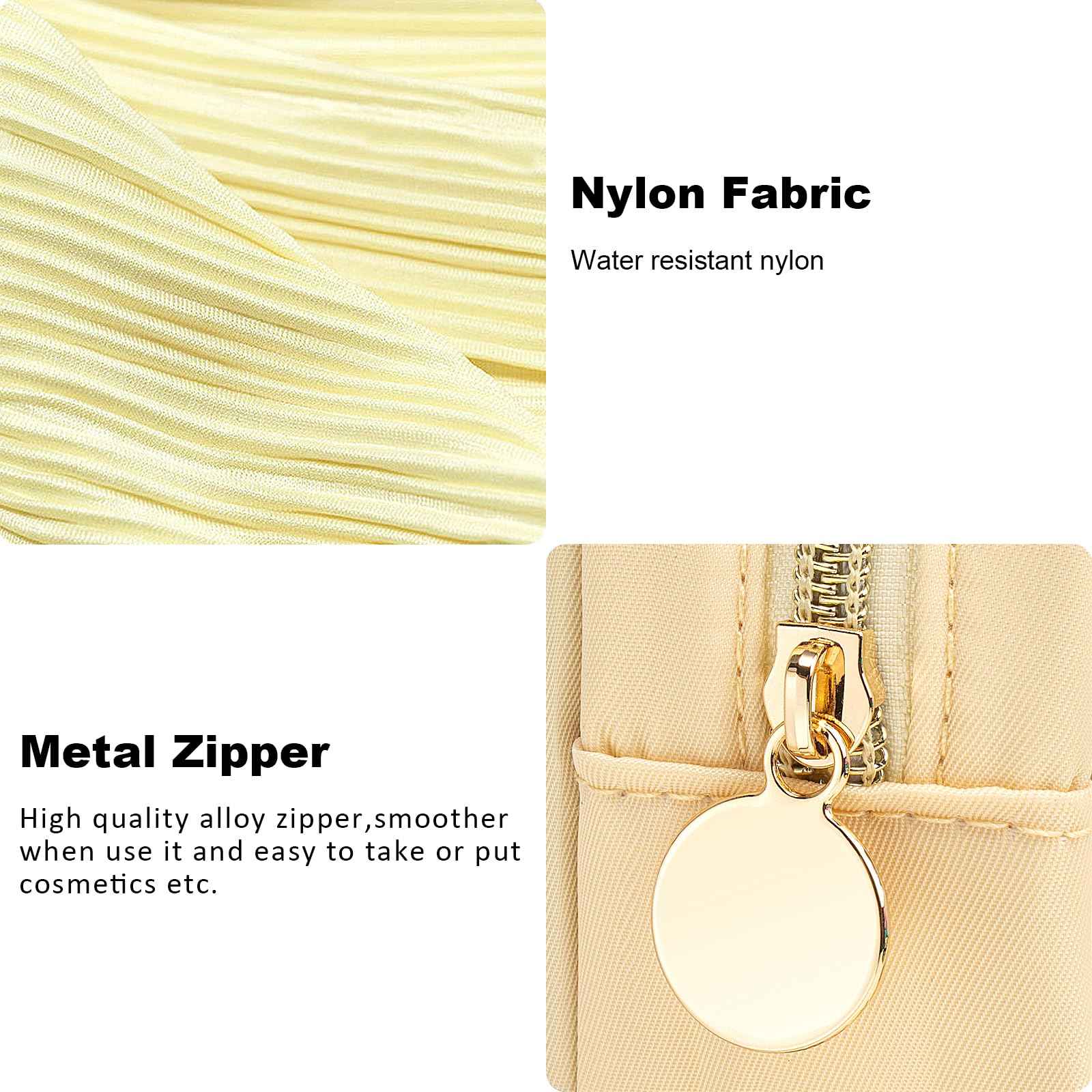 KOTORA Clear Makeup Bag Cosmetics Bag Mini Small Pouch Purse TSA Approved Toiletry Bags Zipper Pink Cute Pouches Make Up Travel Toiletry Car Accessories Essentials for Women Girls