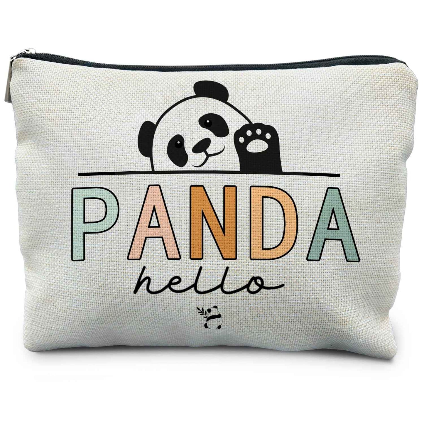 RYYCDOI Panda Makeup Bag - Cosmetic Pouch for Women and Girls - Mama Bear Gift Bag