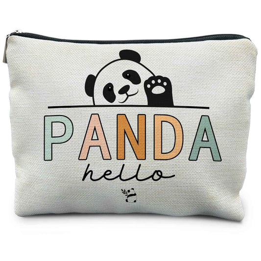 RYYCDOI Panda Makeup Bag - Cosmetic Pouch for Women and Girls - Mama Bear Gift Bag