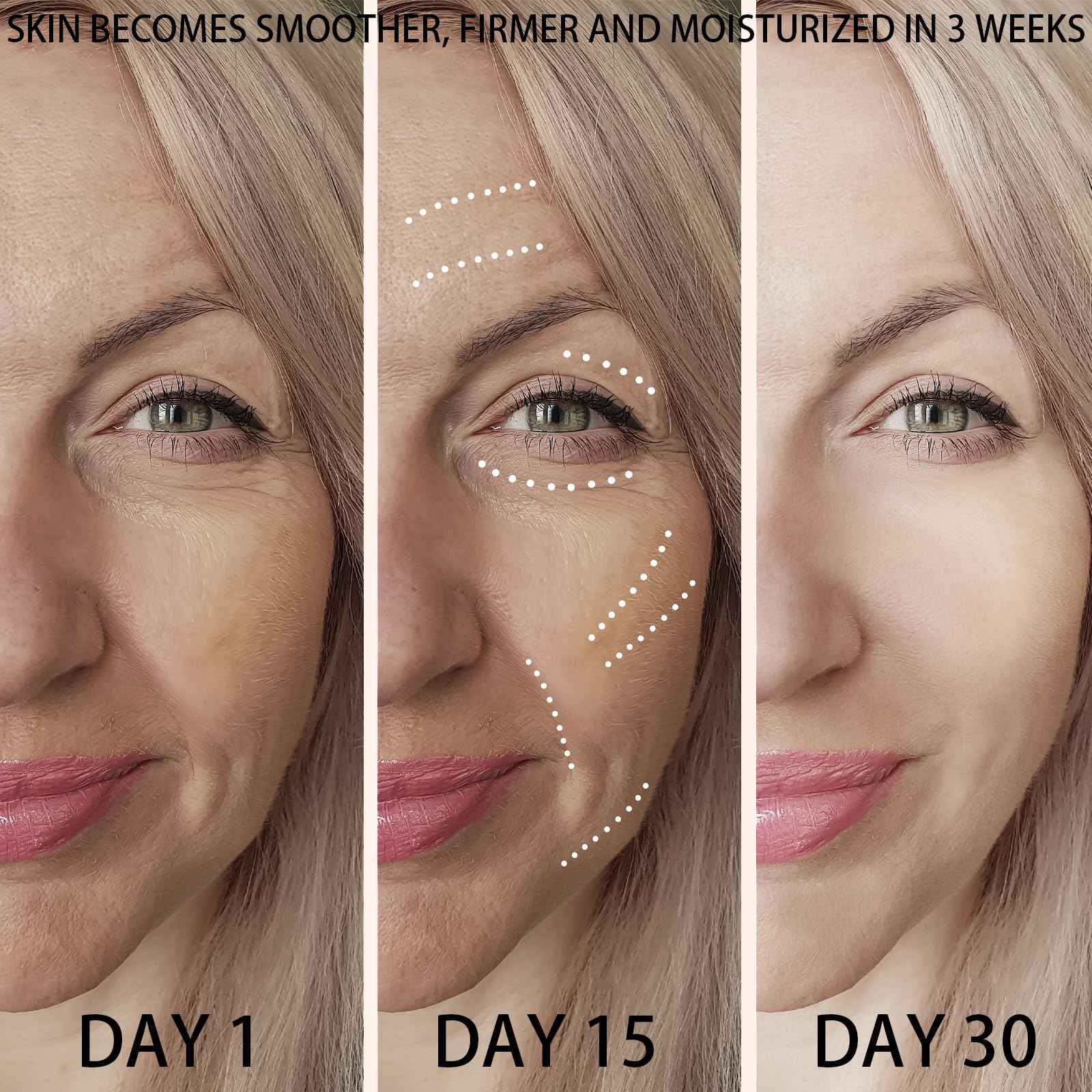 SDXJIOGE Organic Castor Oil with Rose Quartz Roller, 100% Pure Cold-Pressed, Organic Castor Oil Roll On Rose Quartz, Hexane-Free,Amber Glass Bottle for Skin 1.7oz (1)