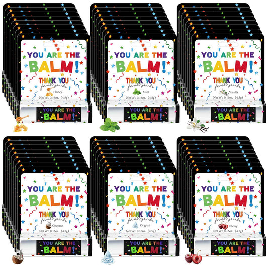 48 Pcs Employee Appreciation Lip Balms Bulk Staff Appreciation Gifts Thanksgiving Thank You Team End of Year Gifts You Are The Balm Bulk for Coworkers Teacher Worker Leaving Farewell Party Favor