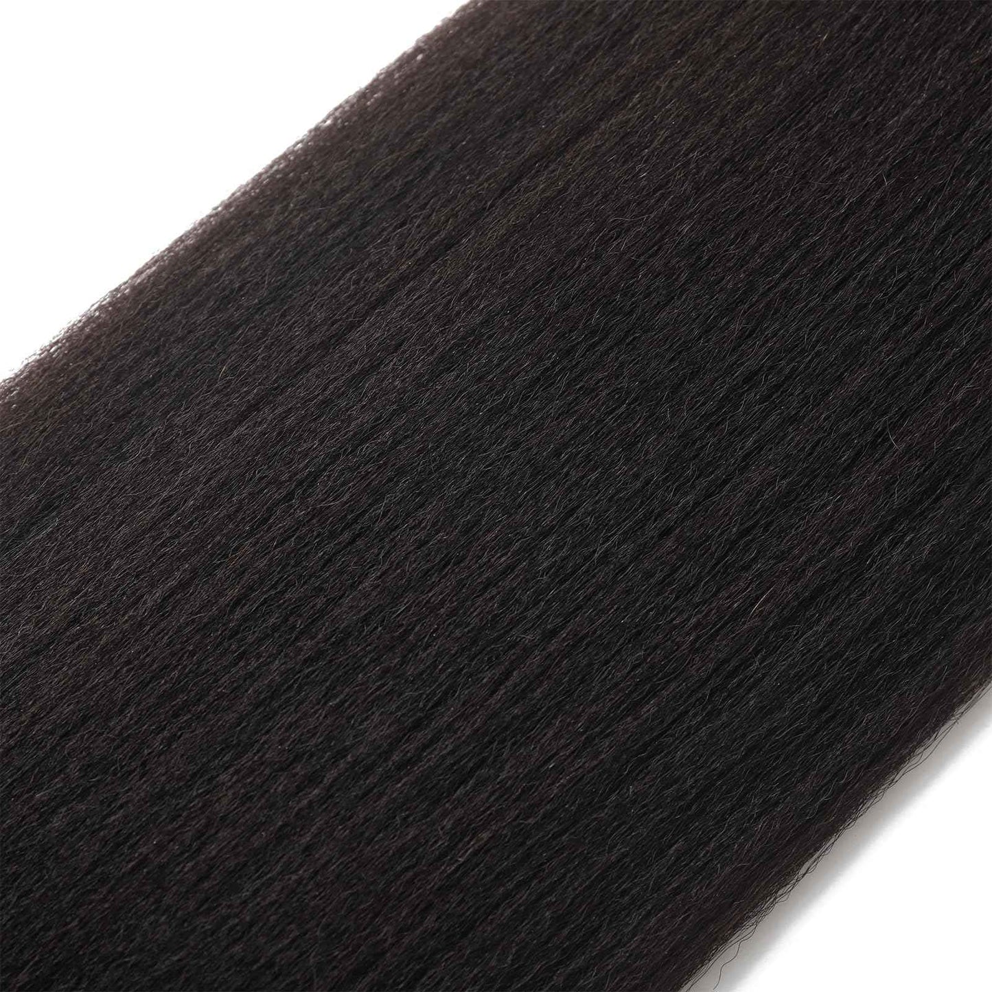 Human Braiding Hair for Boho Braids Human 100g 22 Inch Kinky Straight Bulk Human Hair Yaki Straight Bulk Hair Extensions for Black Women Bohemian 1 Bundles/Pack Natural Color