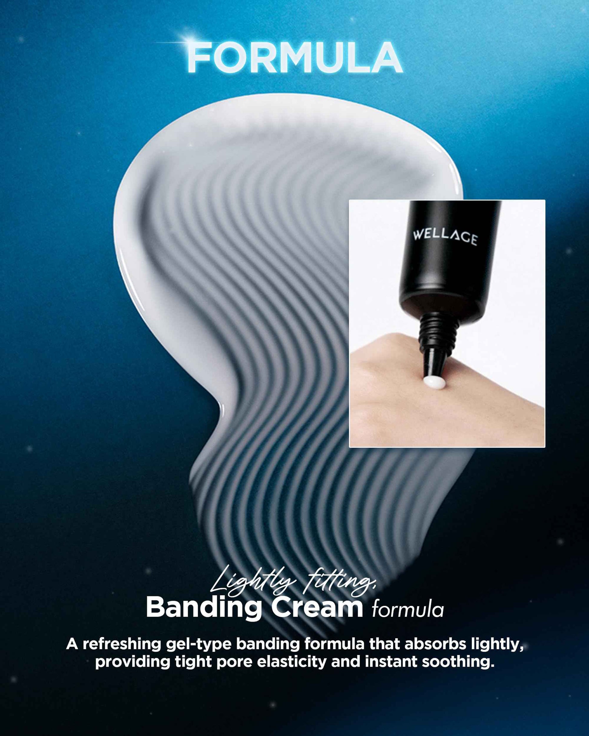 WELLAGE Hyper Peptide Bandage Cream - High-Peptide with Hypoallergenic Salmon DNA PDRN Panthenol Ceramide, Advanced Anti-Aging Korean Face Cream, Pore Elasticity, Plumping, Evens Texture, 1.69 oz