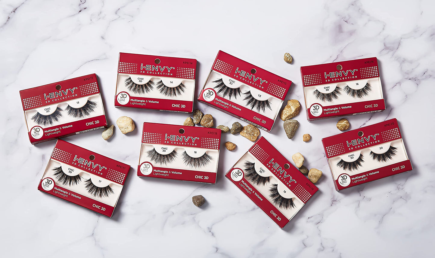 iENVY by KISS 3D Lash Chic Collection KPEI18 Voluminous Fluffy Multi-layer lashes