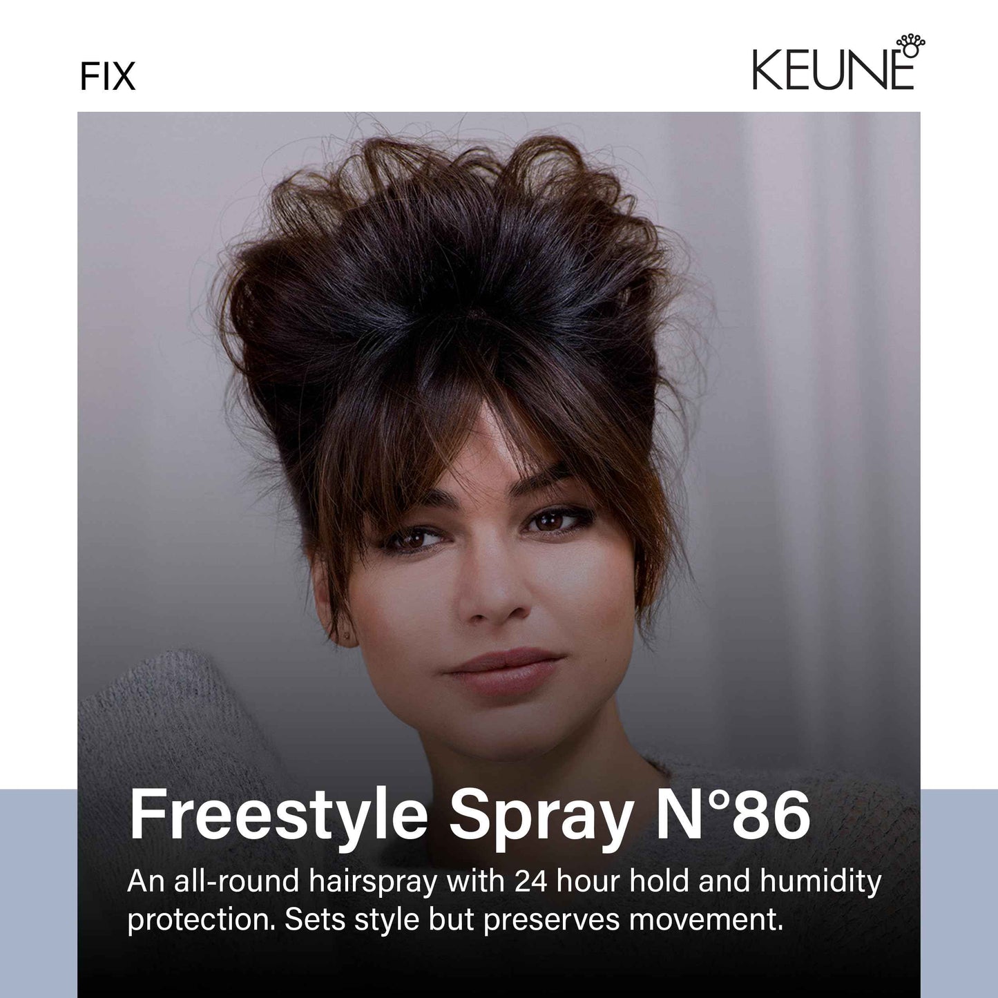 Keune Style Freestyle Spray Hairspray for Flexible Hold, Long-lasting & Lightweight, 9.1 Fl Oz