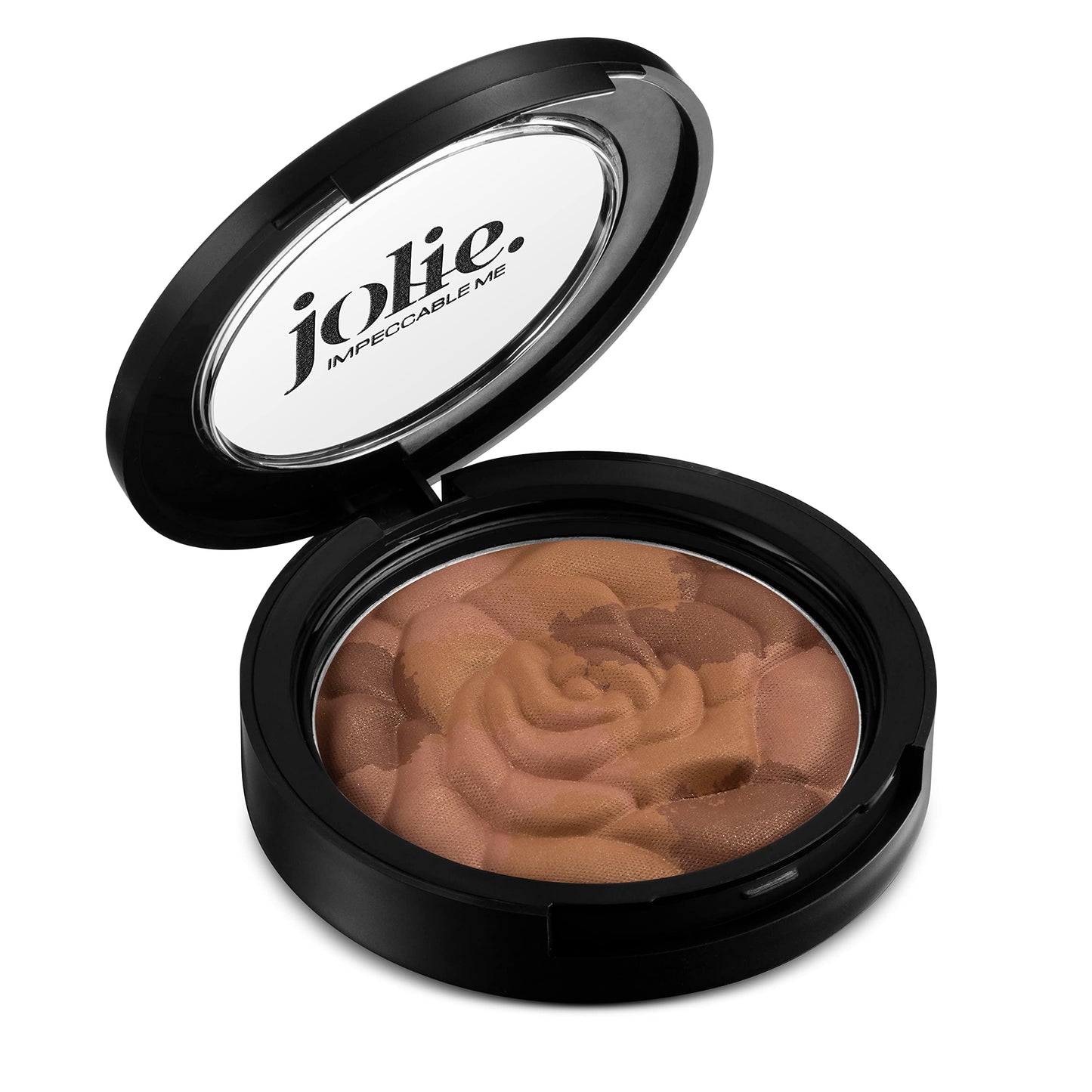 Jolie Blush Bouquet - Mosaic Rose Pressed Cheek Color -Multi-tasking - Shape, Bronze & Highlight Face - Cruelty Free (Maple Leaf)