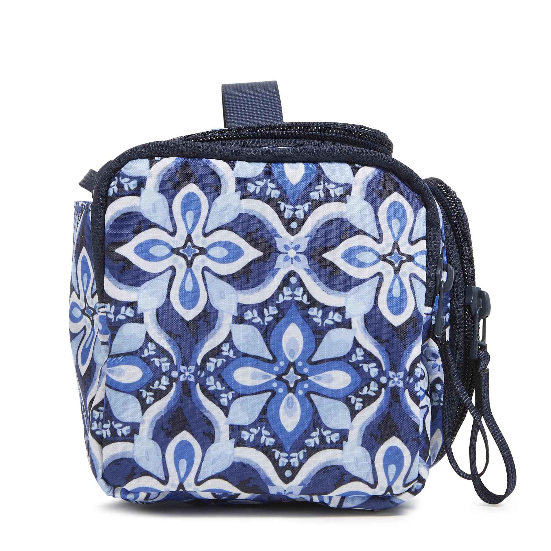 Vera Bradley Ripstop Large Travel Cosmetic Makeup Organizer Bag, Raindrop Medallion