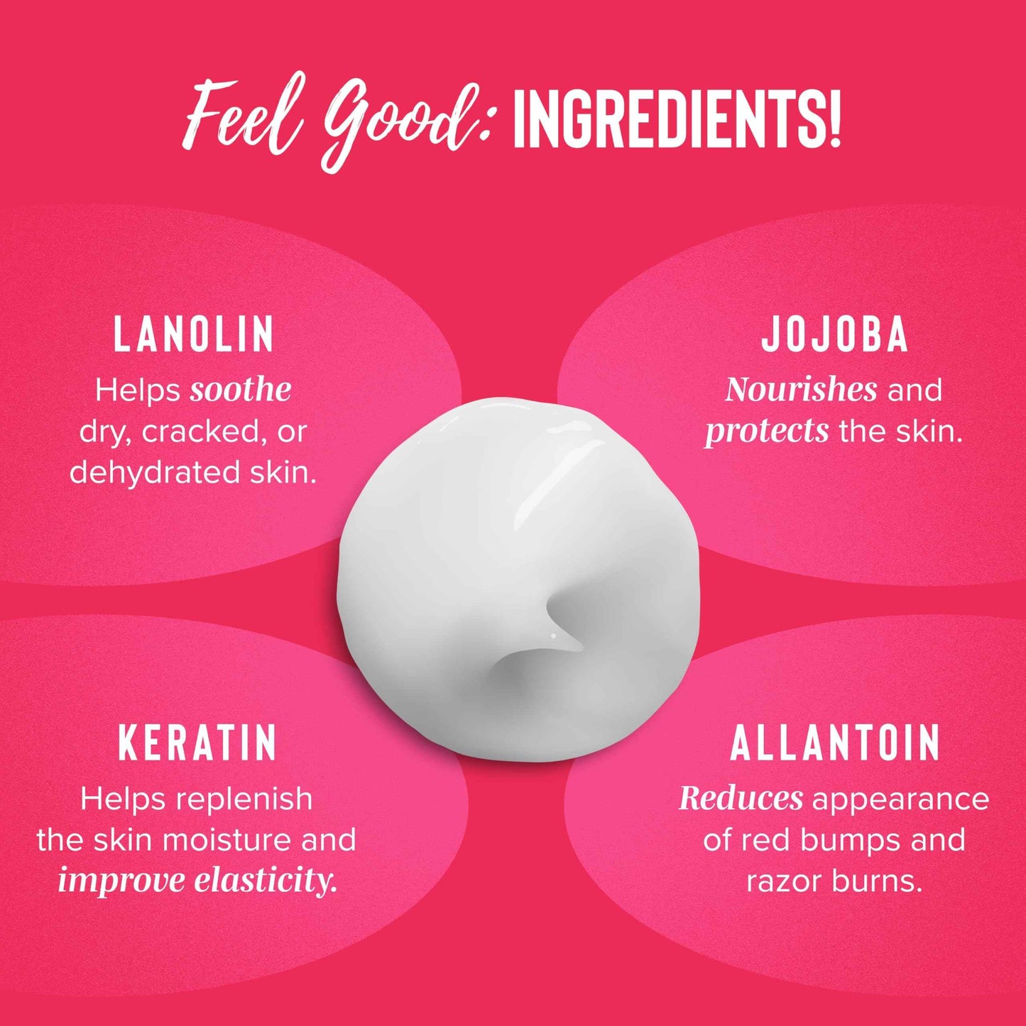 Coochy Shave Cream - Moisturizing Shave Lotion - Gentle Intimate Shaving Cream - For Bikini Area, Underarms, Legs & More - Rash-Free, Hydrating Formula - Seduction - 32 oz