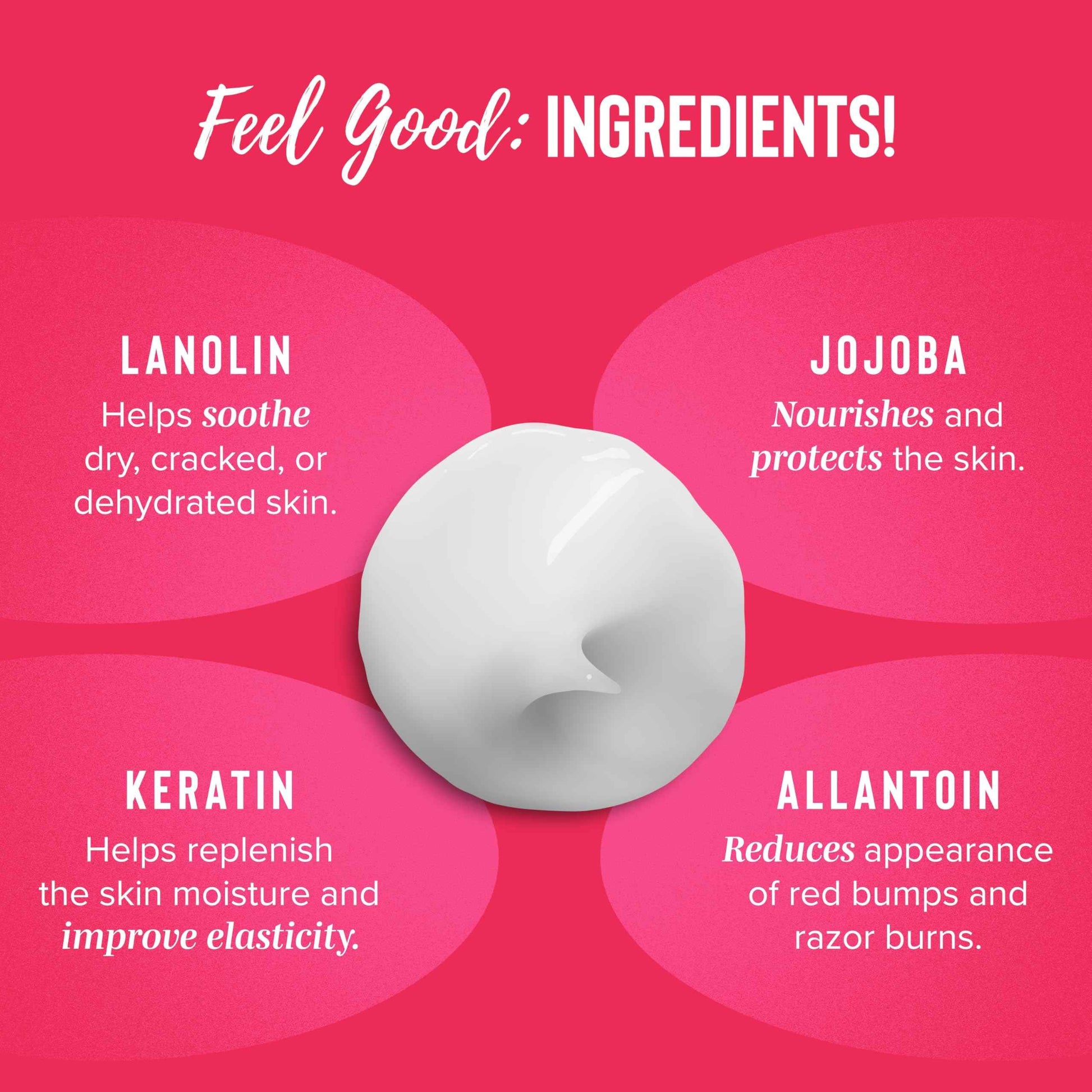 Coochy Shave Cream - Moisturizing Shave Lotion - Gentle Intimate Shaving Cream - For Bikini Area, Underarms, Legs & More - Rash-Free, Hydrating Formula - Seduction - 32 oz