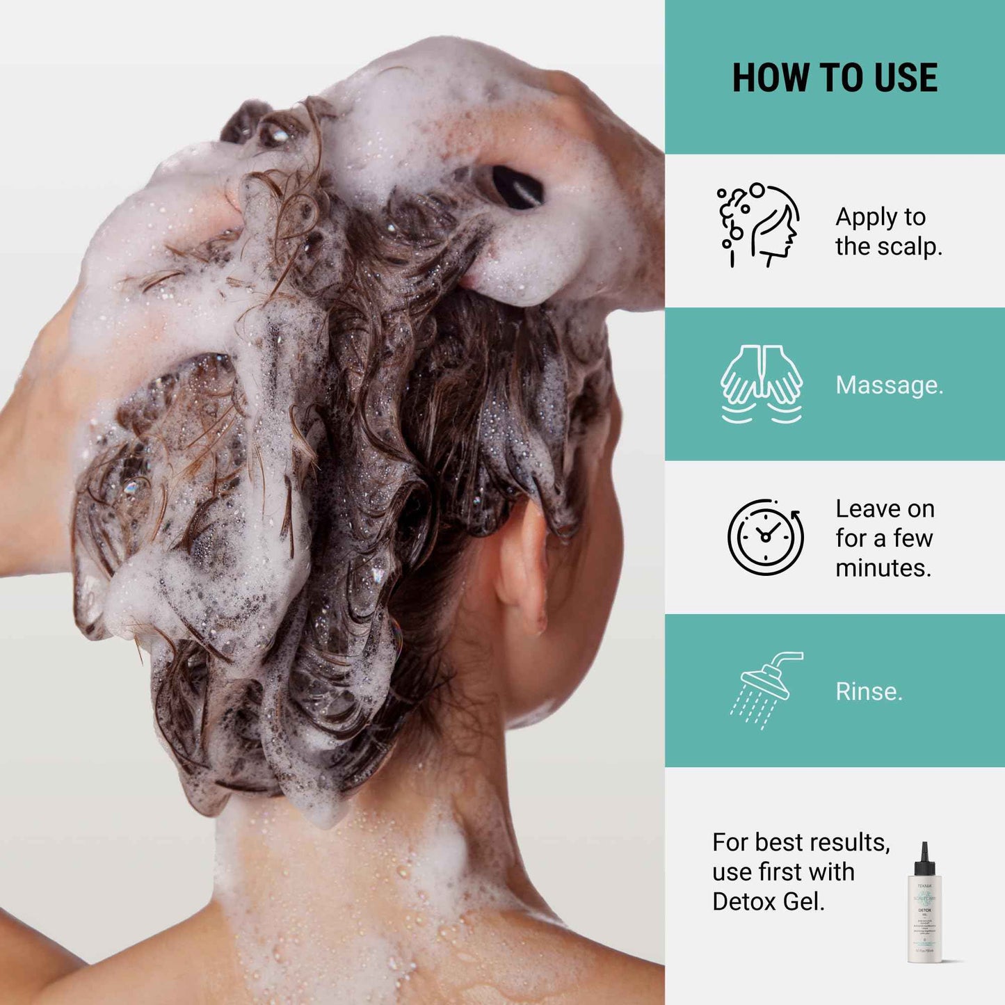 LAKMÉ Teknia Scalp Care Detox Balance Detoxifying Shampoo, Anti Dandruff Shampoo & Scalp Detox, 10.2 Fl Oz