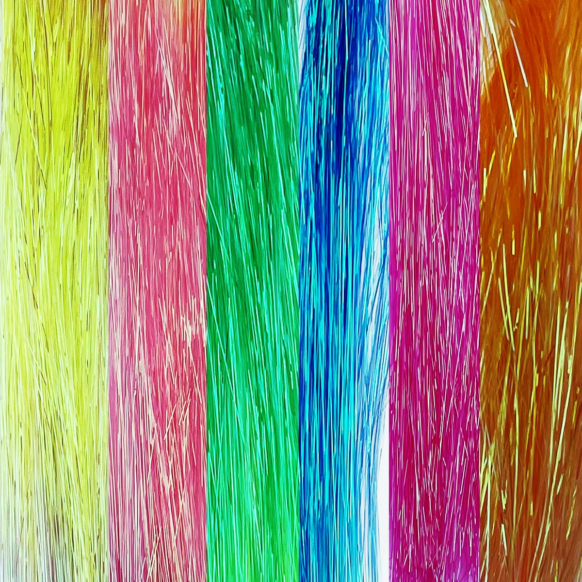 Hair Tinsel Kit for Girls 22 Colors 5500 Strands Tinsel Hair Extensions Sparkling Colorful Fairy Hair Tinsel Kit Heat Resistant Shiny Glitter Hair Tinsel (22 Colors/5500 Strands)