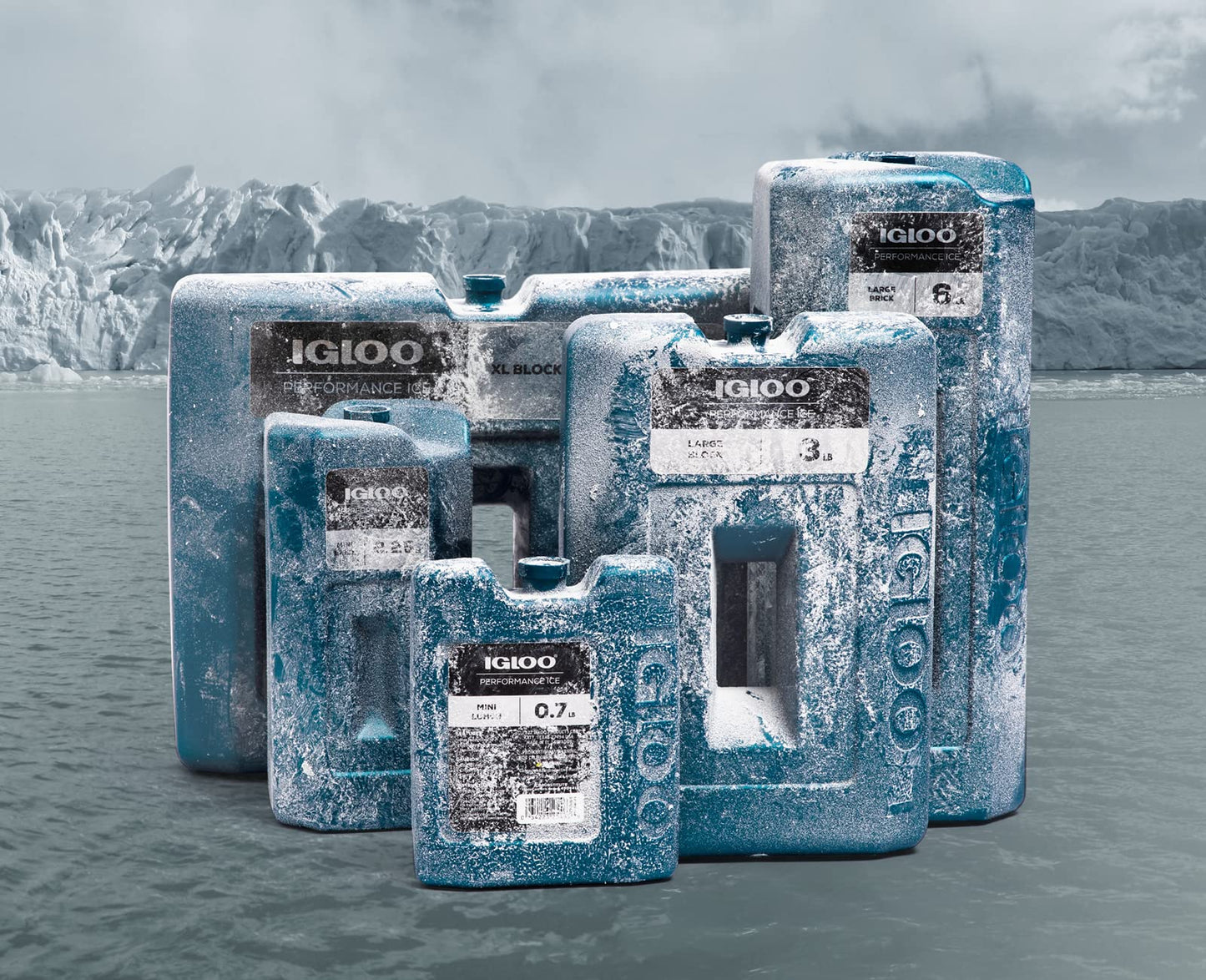 Igloo Performance Ice Blocks, Reusable Ice Packs for Coolers, Long Lasting Cold Freezer Packs, Cold Packs for Coolers, Camping, Fishing, Road Trips