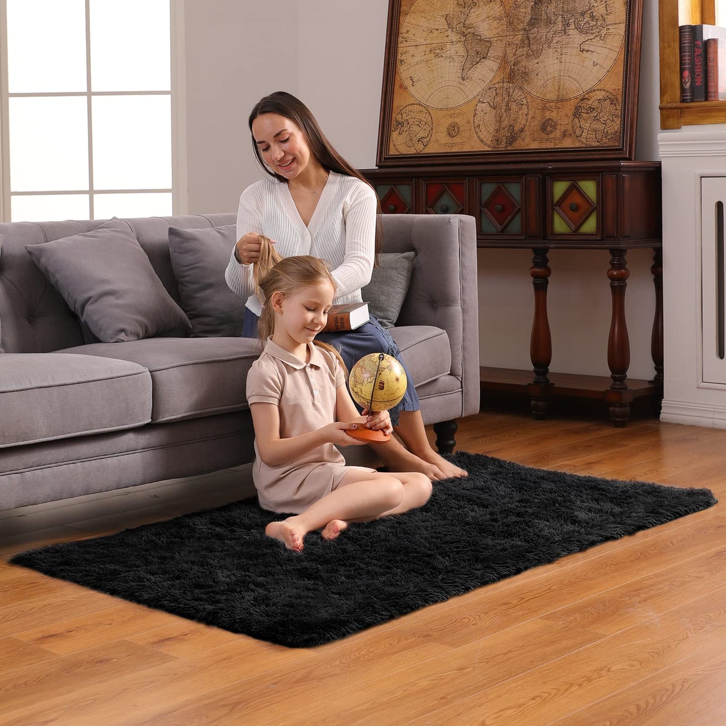 Ophanie 3×5 Coal Rug