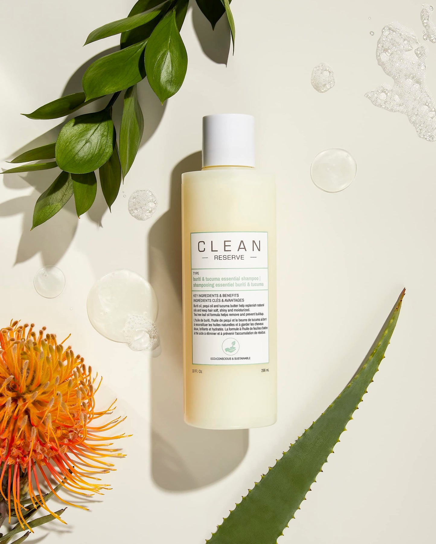 CLEAN RESERVE Buriti & Tucuma Essential Hair Shampoo | Vegan