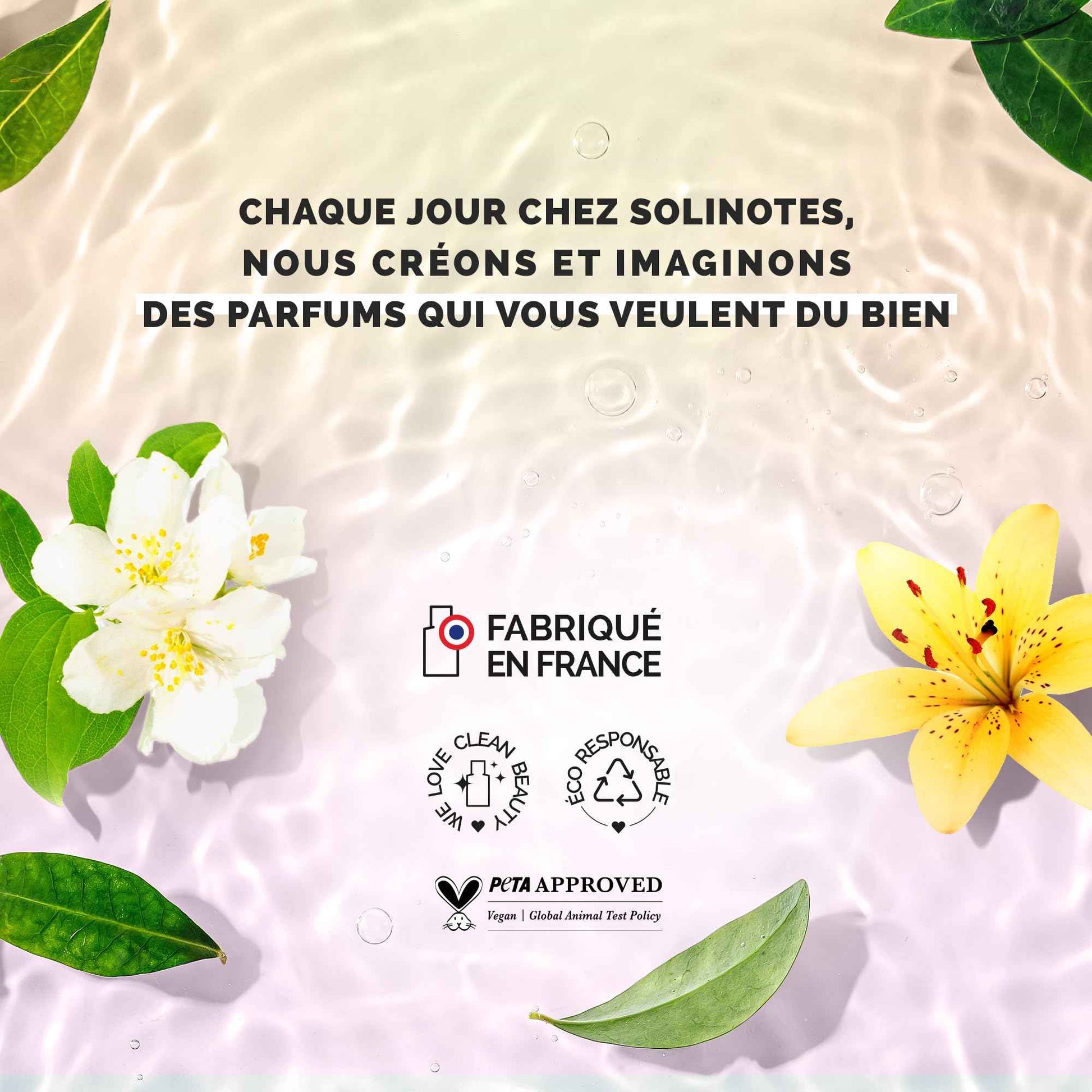 Solinotes Rose Perfume for Women, 1.7 Fl Oz/ 50 ML Eau De Parfum, Delicate Floral and Soothing Scent with Premium Ingredients - Clean Perfume, Cruelty Free, Vegan, Made in France