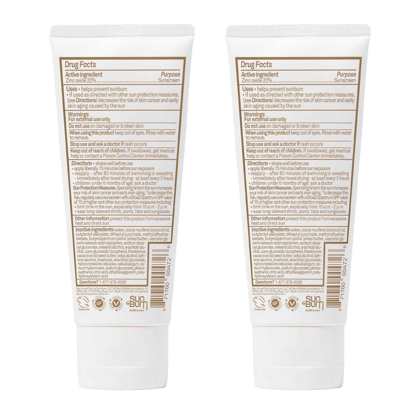 Sun Bum Mineral Spf 50 Sunscreen Lotion Vegan and Hawaii 104 Act Compliant (Octinoxate & Oxybenzone Free) Broad Spectrum Natural Sunscreen With UVA/UVB Protection 2 Pack