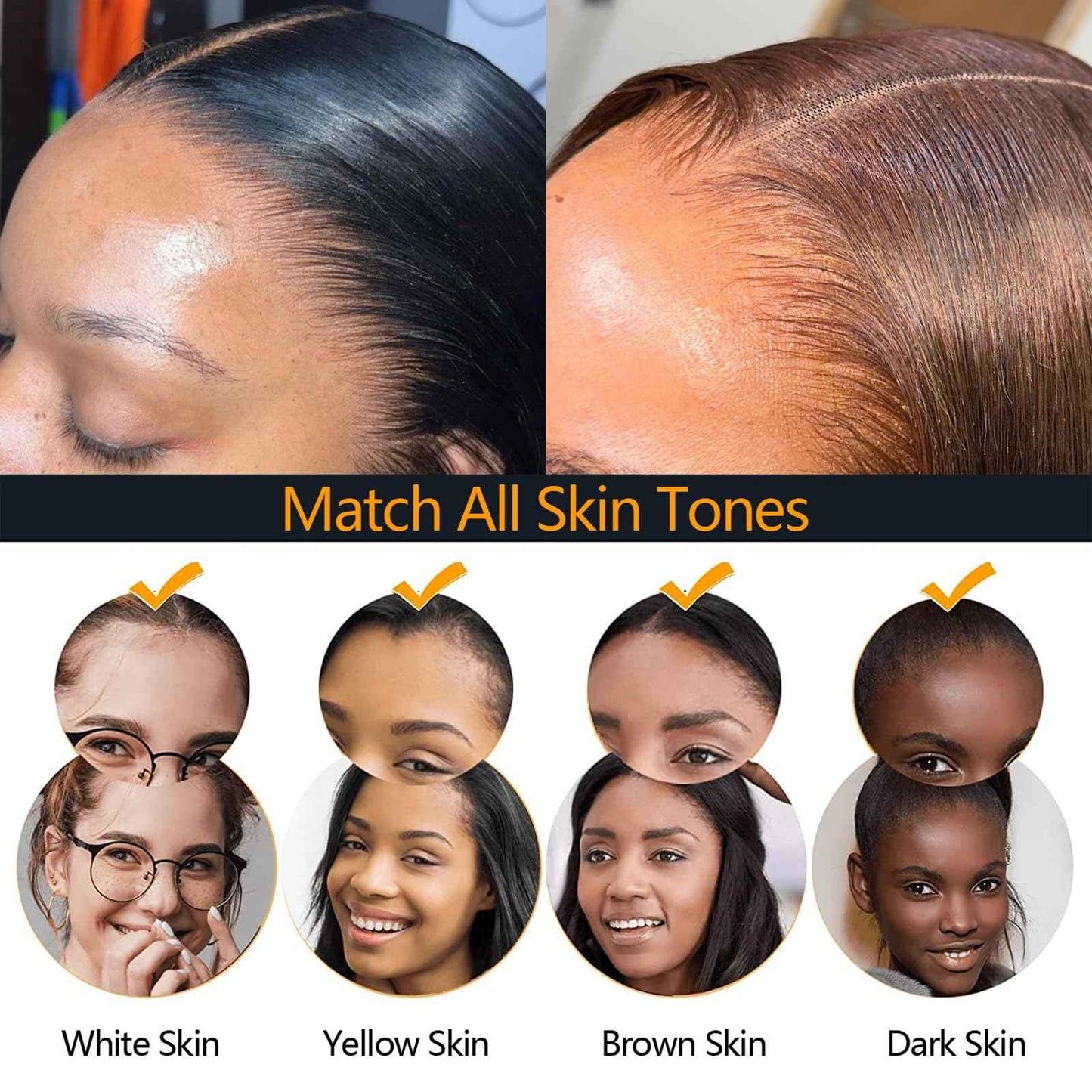 BEEOS 7x7 Skinlike Real HD Lace for Wig Making 1 Pieces, 0.1mm Ultra-thin Swiss Lace Net Base for Making Closure, Wigs Accessories for Repairing Wig Cap