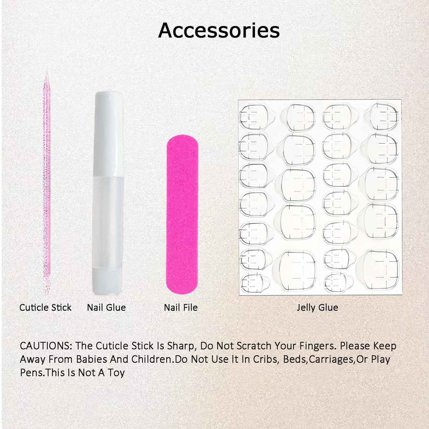 FORBELOVED NAILS,Black And White Swirl Line Handmade Press On Nails,Long Stiletto Glue On Nails,Crosses Decortions Charming False Nails For Women And Girls,10Pcs/Set With Glue,(Black-S),FOB