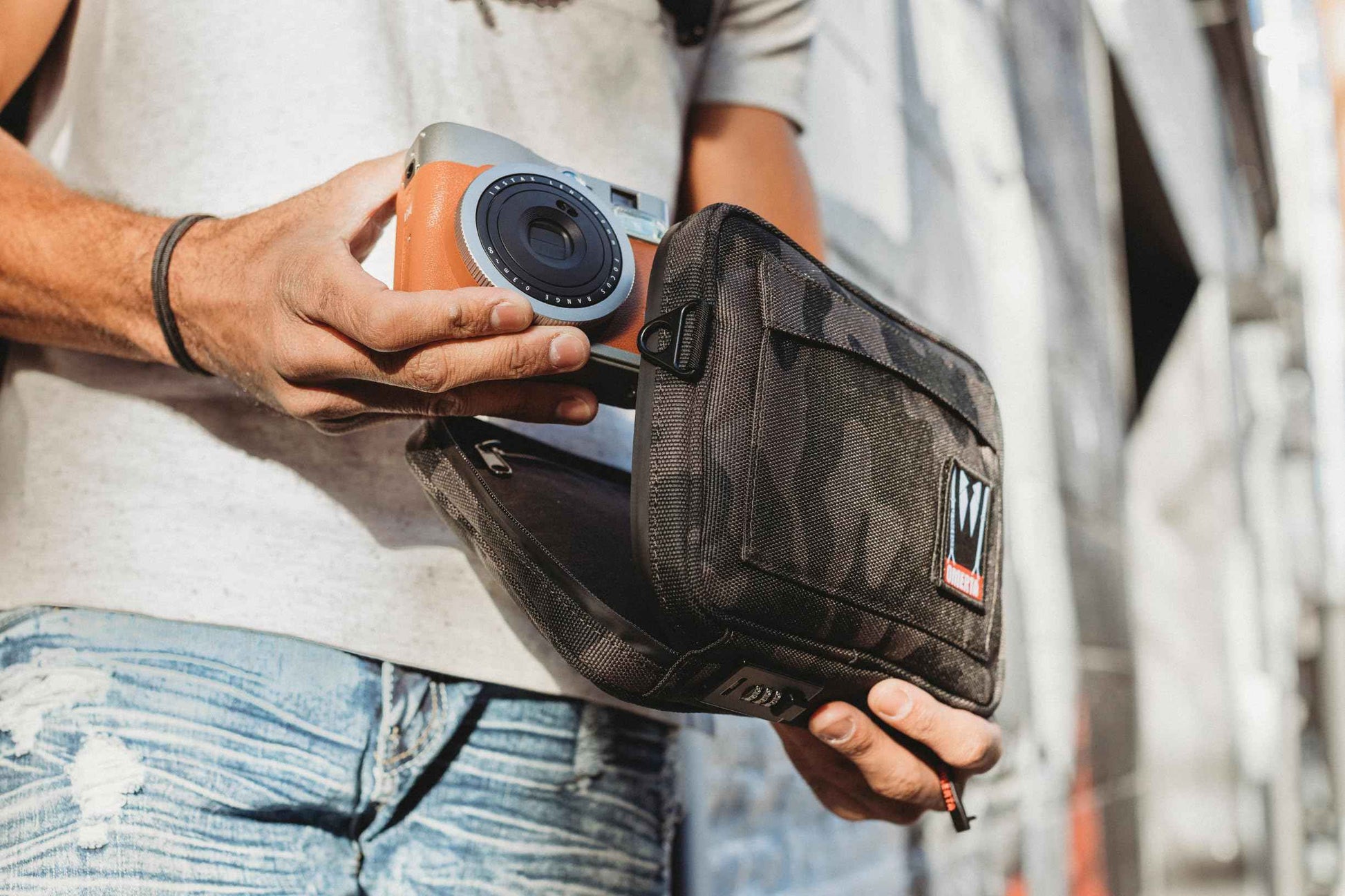 DIME BAGS Lockable Odor Sealing Padded Pouch, Carbon Lined for Scent Protection, Durable Water-Resistant Case with 3-Digit Combo Lock & Hidden Storage Pocket, Changeable Patch (7 Inch, Green)