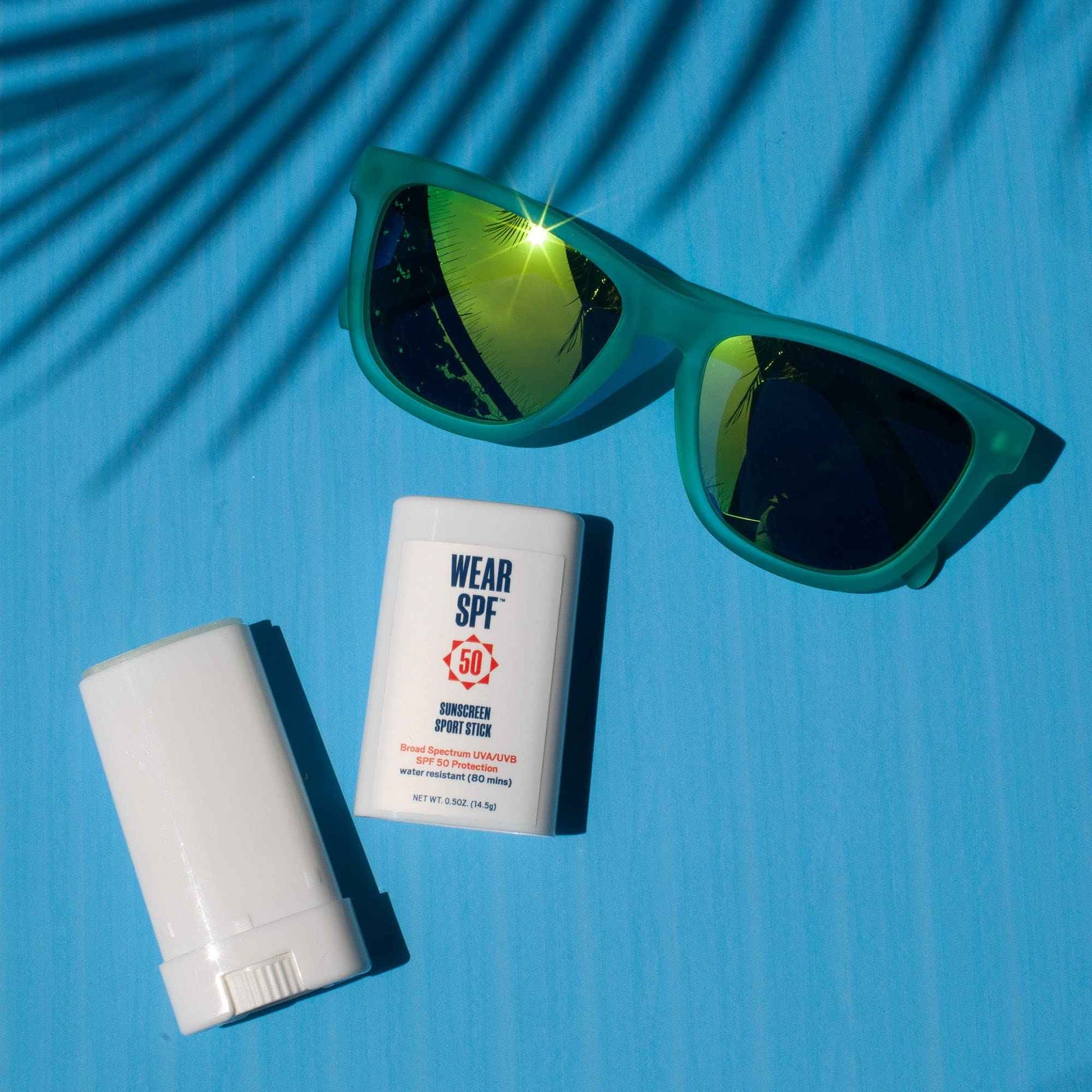 Wear SPF Sunscreen Sport Stick – Sweat & Water-Resistant SPF 50, 3-pack