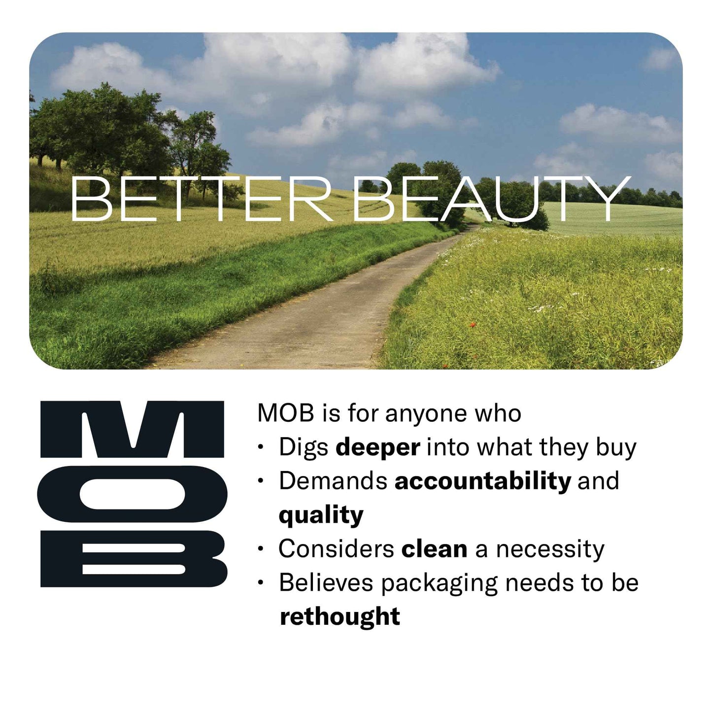 MOB Beauty Hydrating Shine Lip Balm M138 Sheer Black – Tinted Lip Balm Stick with Jojoba & Sunflower Oils, Clean Vegan Organic Lip Care for Nourished, Glossy Lips